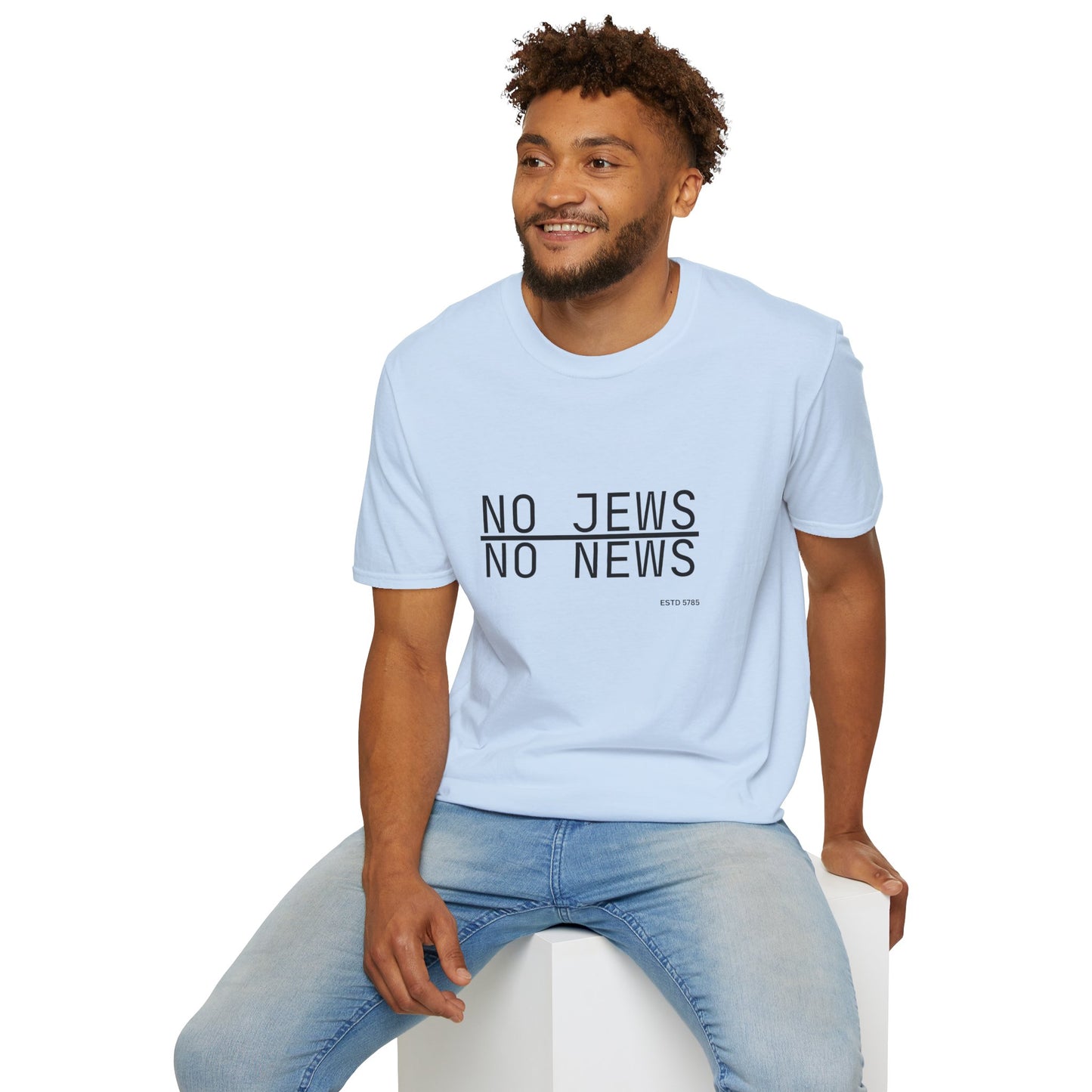 No Jews, No News - Unisex soft T-shirt, Perfect Gift for Friends