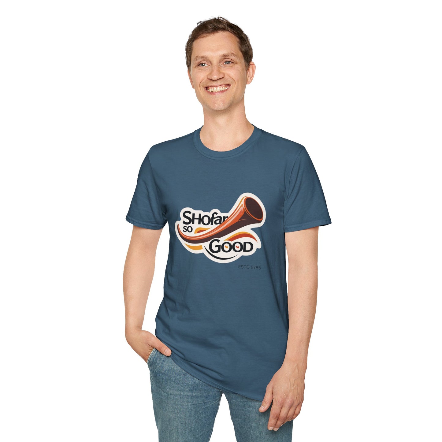 Shofar - Unisex soft T-shirt, Perfect Gift for Rosh Hashanah