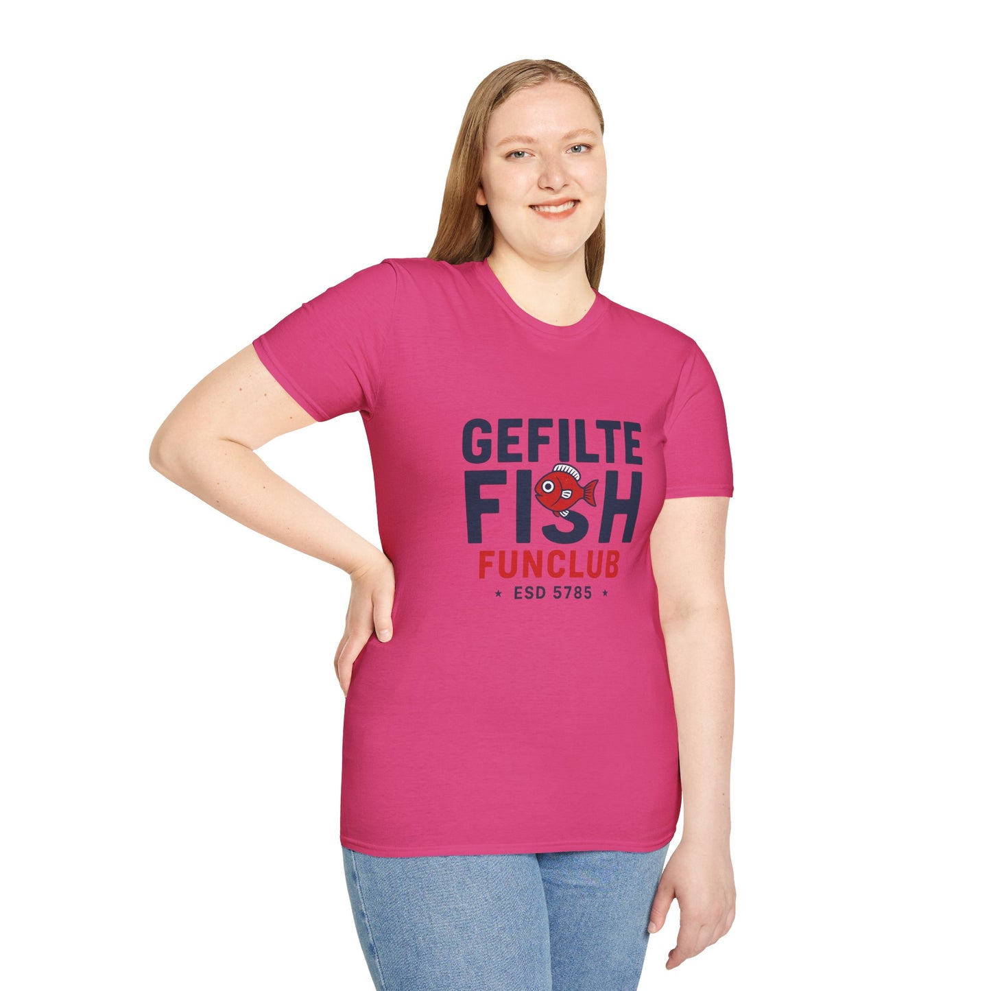 Gefilte Fish Fun Club 2 - Unisex soft T-shirt, Perfect Gift for Friends
