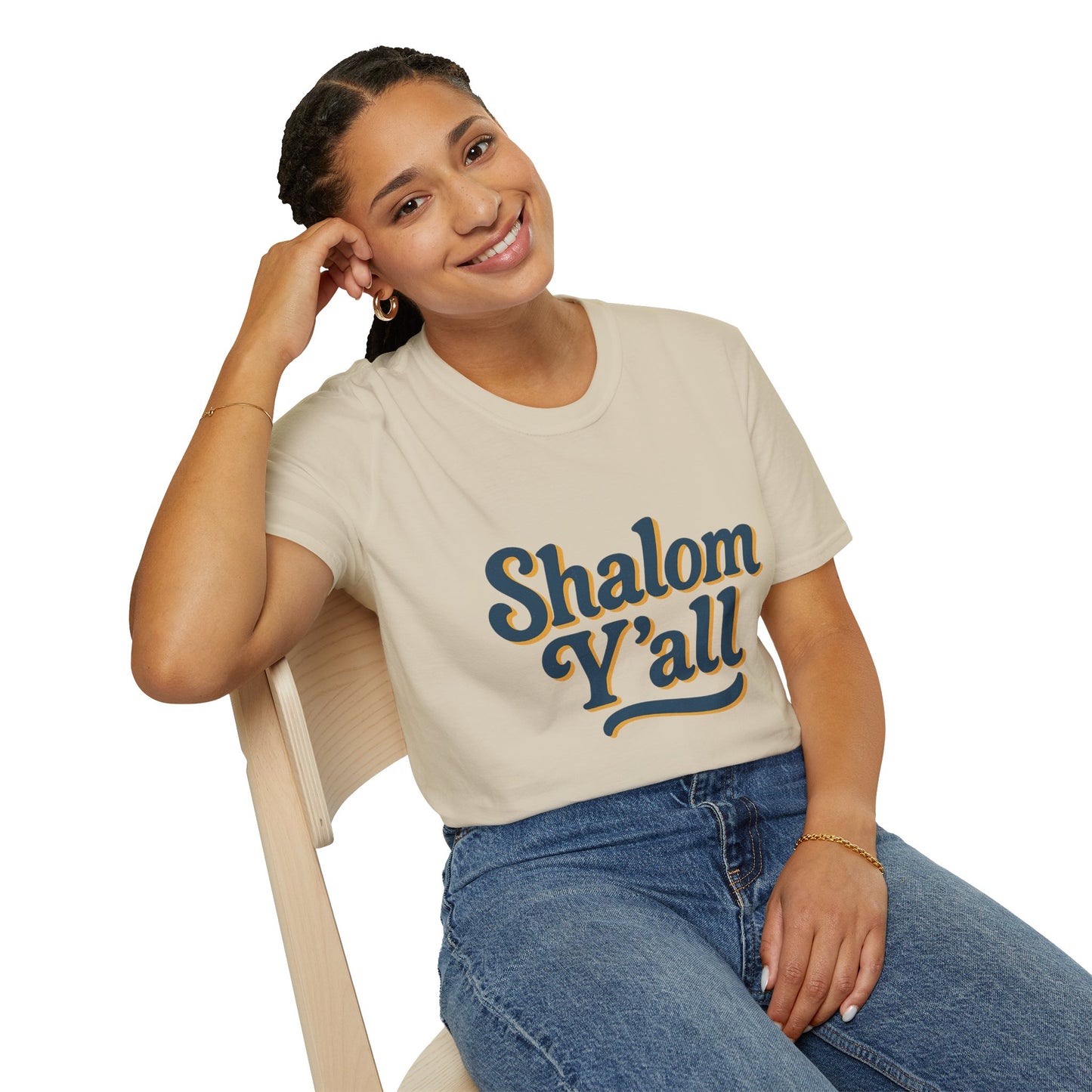 Shalom Yall - Unisex soft T-shirt, Perfect Gift for Friends