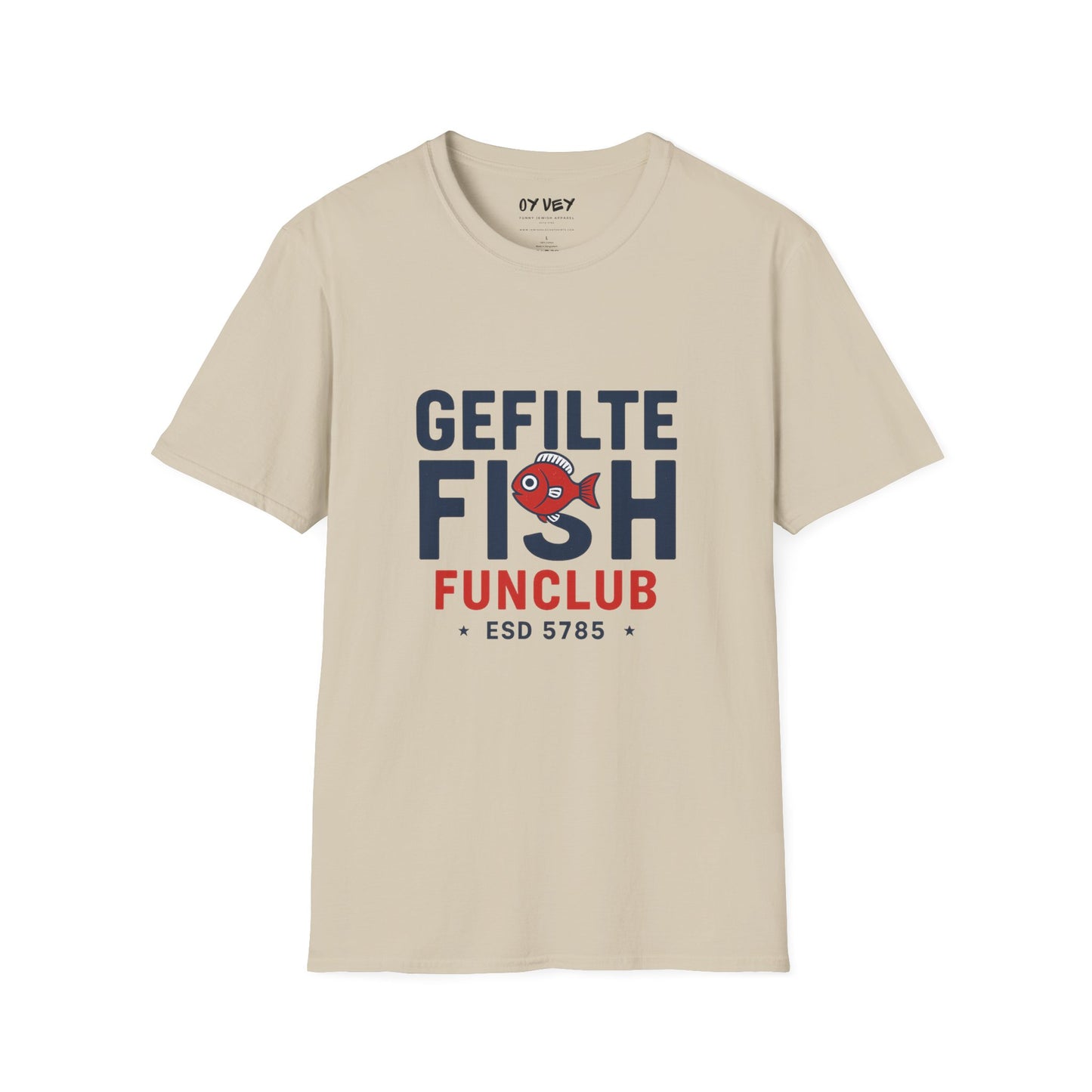 Gefilte Fish Fun Club 2 - Unisex soft T-shirt, Perfect Gift for Friends
