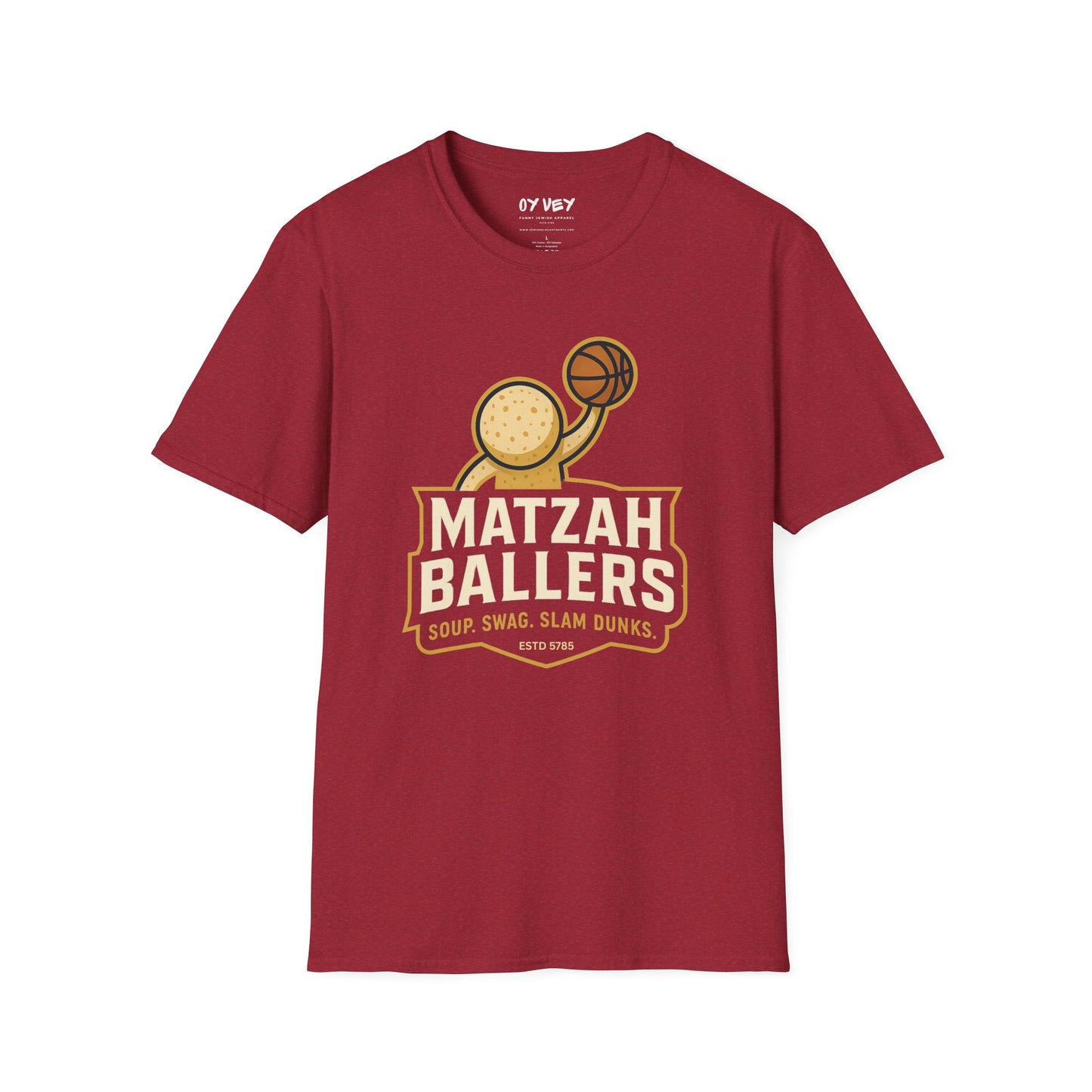 Matza Ballers - Unisex soft T-shirt, Perfect Gift for Friends