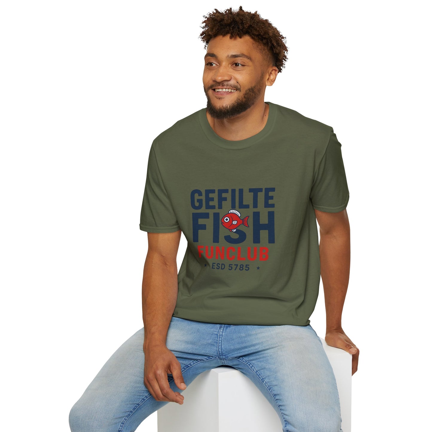 Gefilte Fish Fun Club 2 - Unisex soft T-shirt, Perfect Gift for Friends