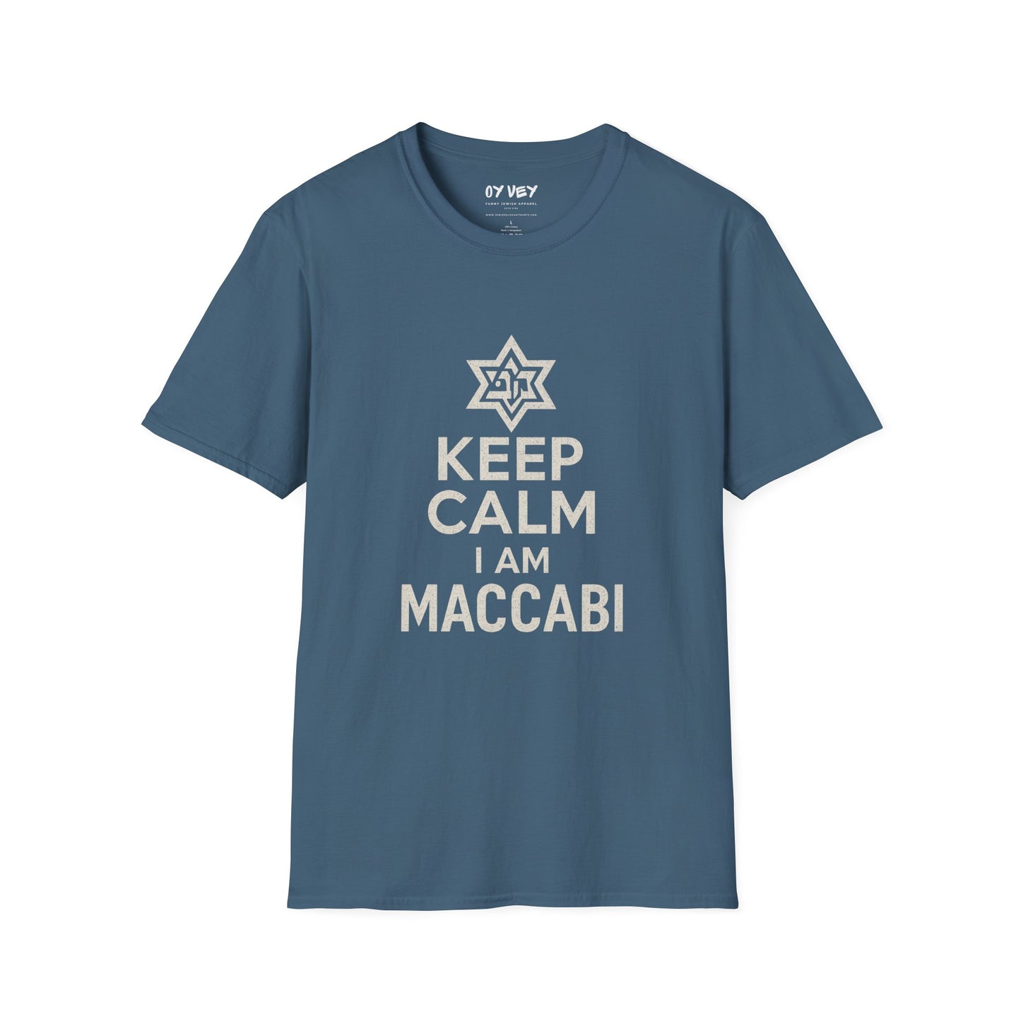 Keep Calm I am Maccabi - Unisex soft T-shirt, Perfect Gift for Maccabees