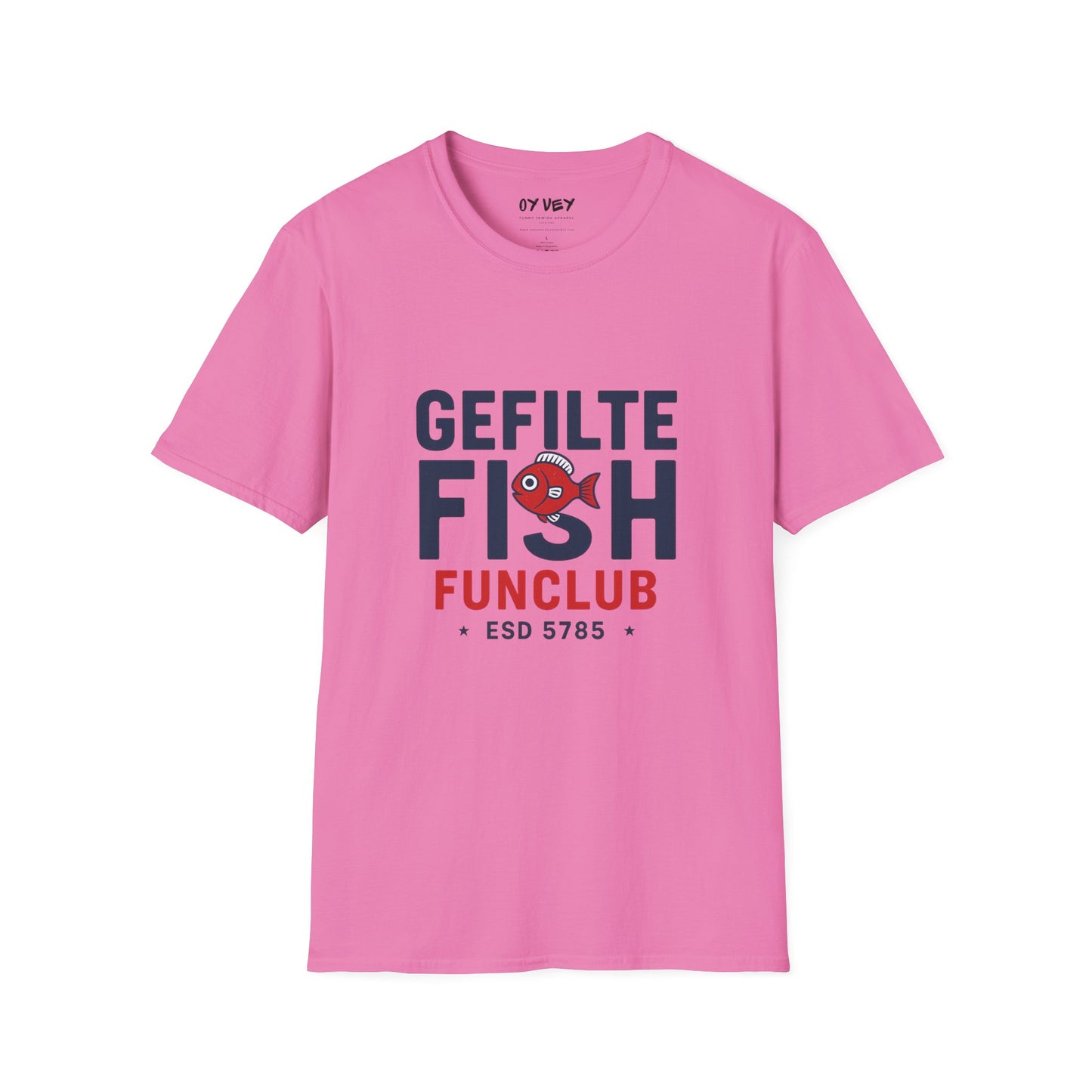 Gefilte Fish Fun Club 2 - Unisex soft T-shirt, Perfect Gift for Friends