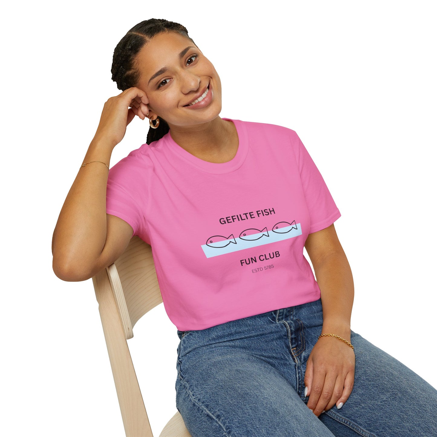 Gefilte Fish Fun Club 2 - Unisex soft T-shirt, Perfect Gift for Friends