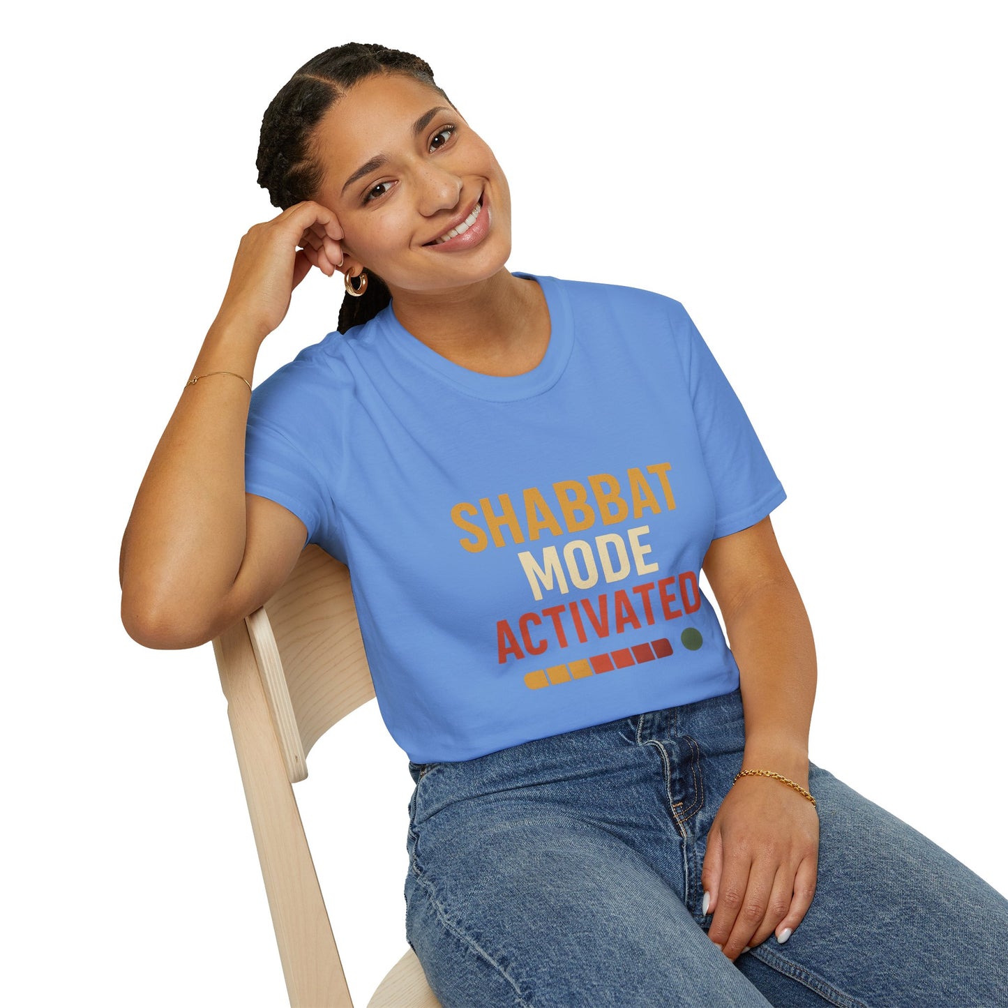 Shabbat Mode Activated - Unisex soft T-shirt, Perfect Gift for Friends