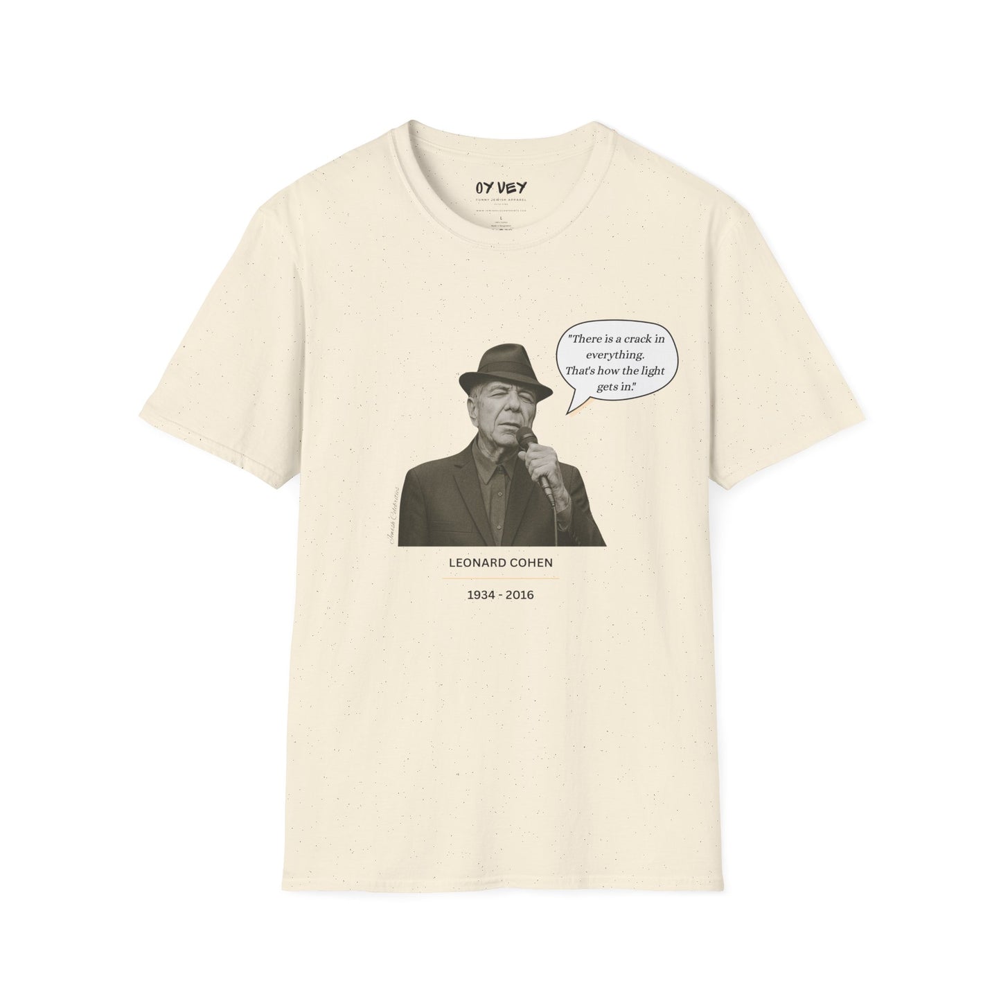 Leonard Cohen - Unisex soft T-shirt, Perfect Gift for Friends
