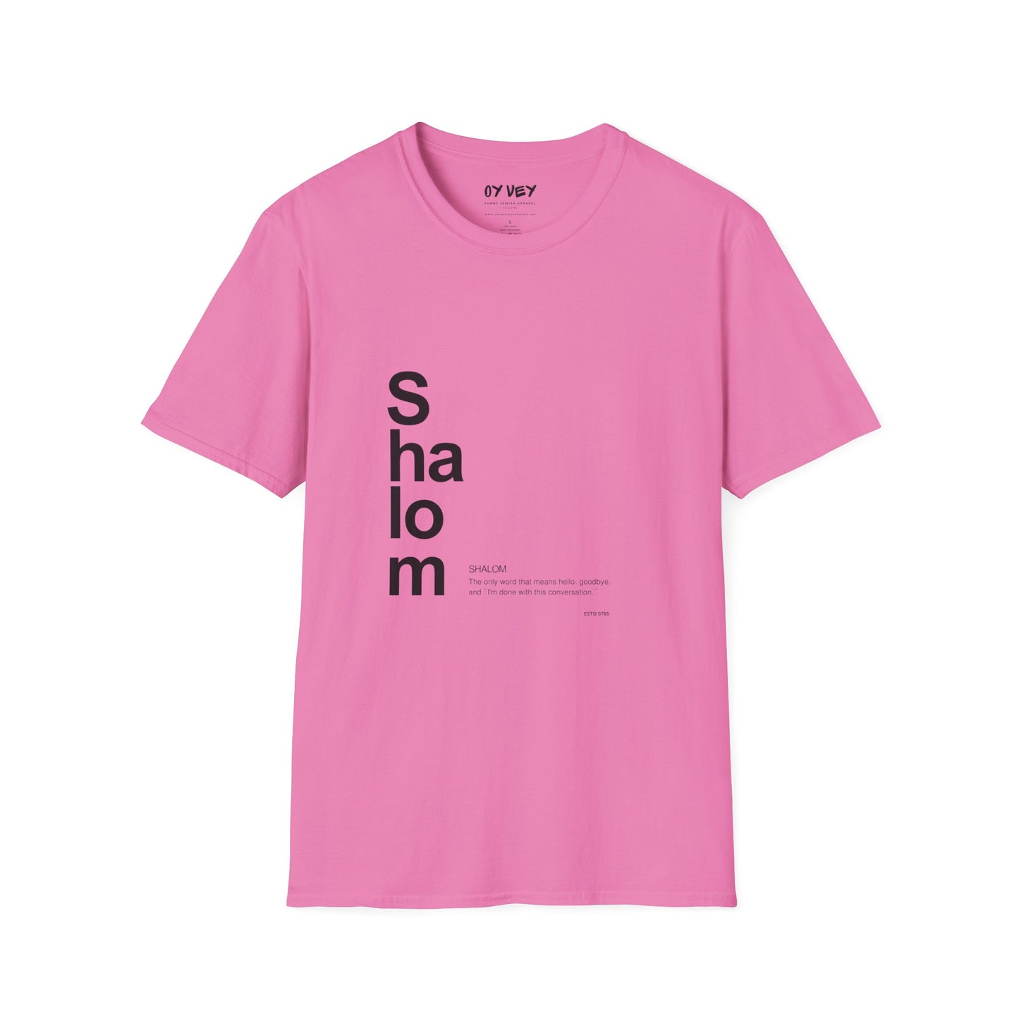 Shalom - Unisex soft T-shirt, Perfect Gift for Friends