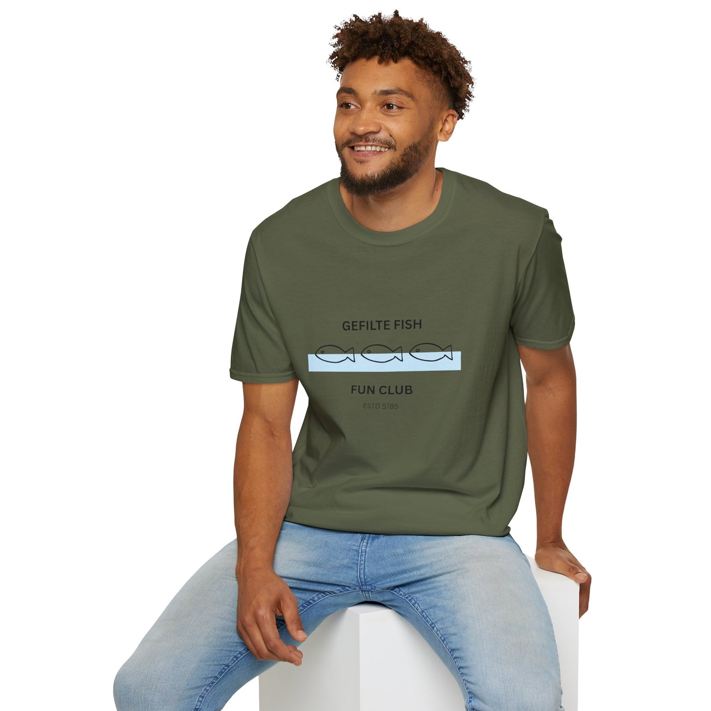 Gefilte Fish Fun Club 2 - Unisex soft T-shirt, Perfect Gift for Friends