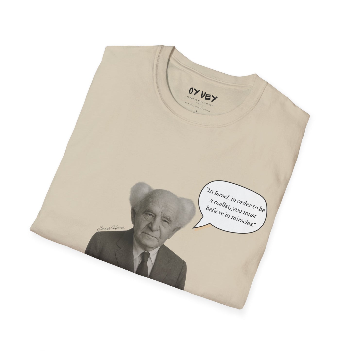David Ben-Gurion - Unisex soft T-shirt, Perfect Gift for Friends