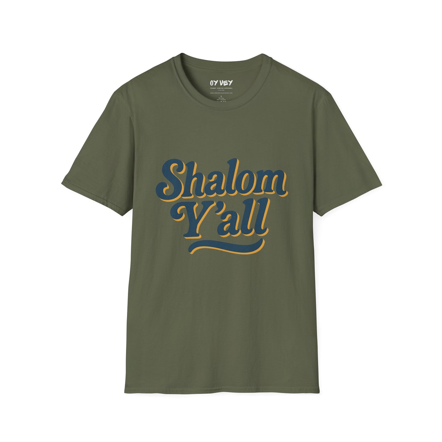 Shalom Yall - Unisex soft T-shirt, Perfect Gift for Friends