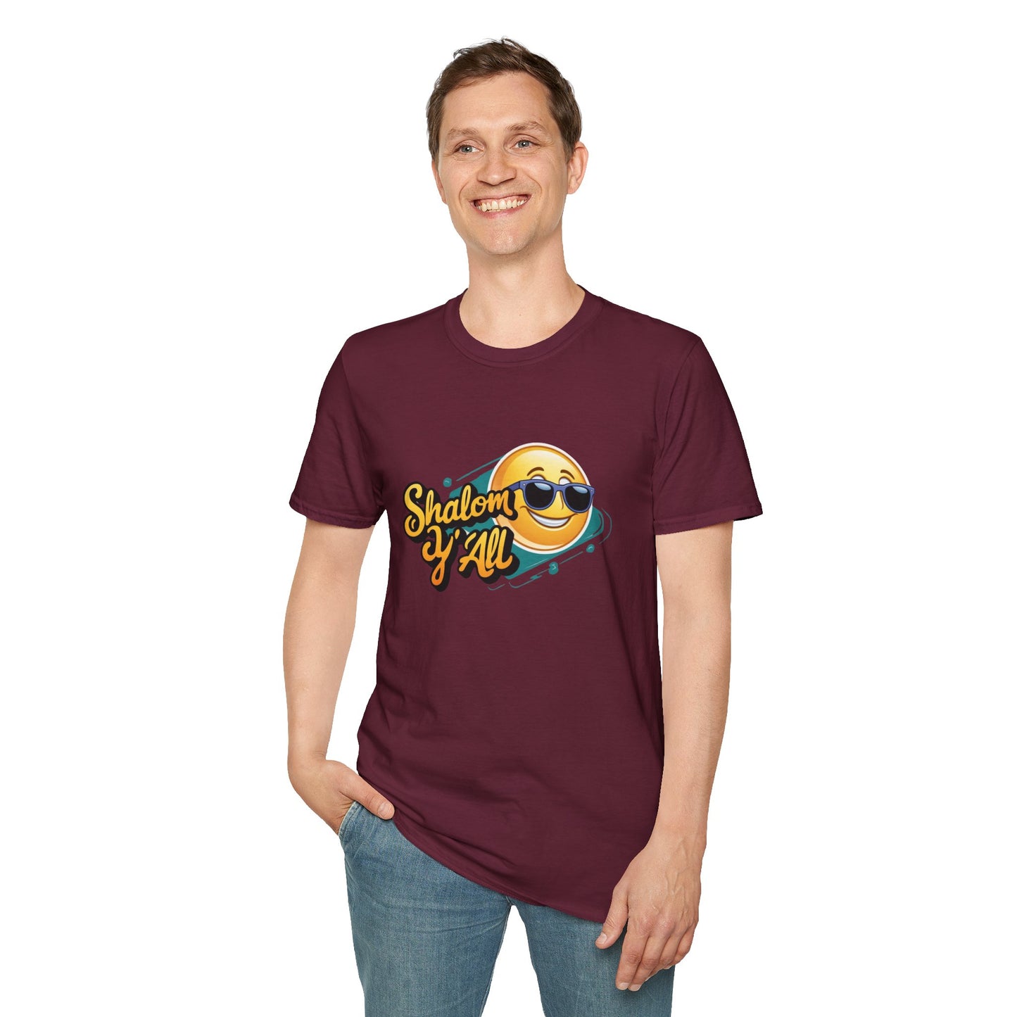 Shalom Y´all - Unisex soft T-shirt, Perfect Gift for Friends