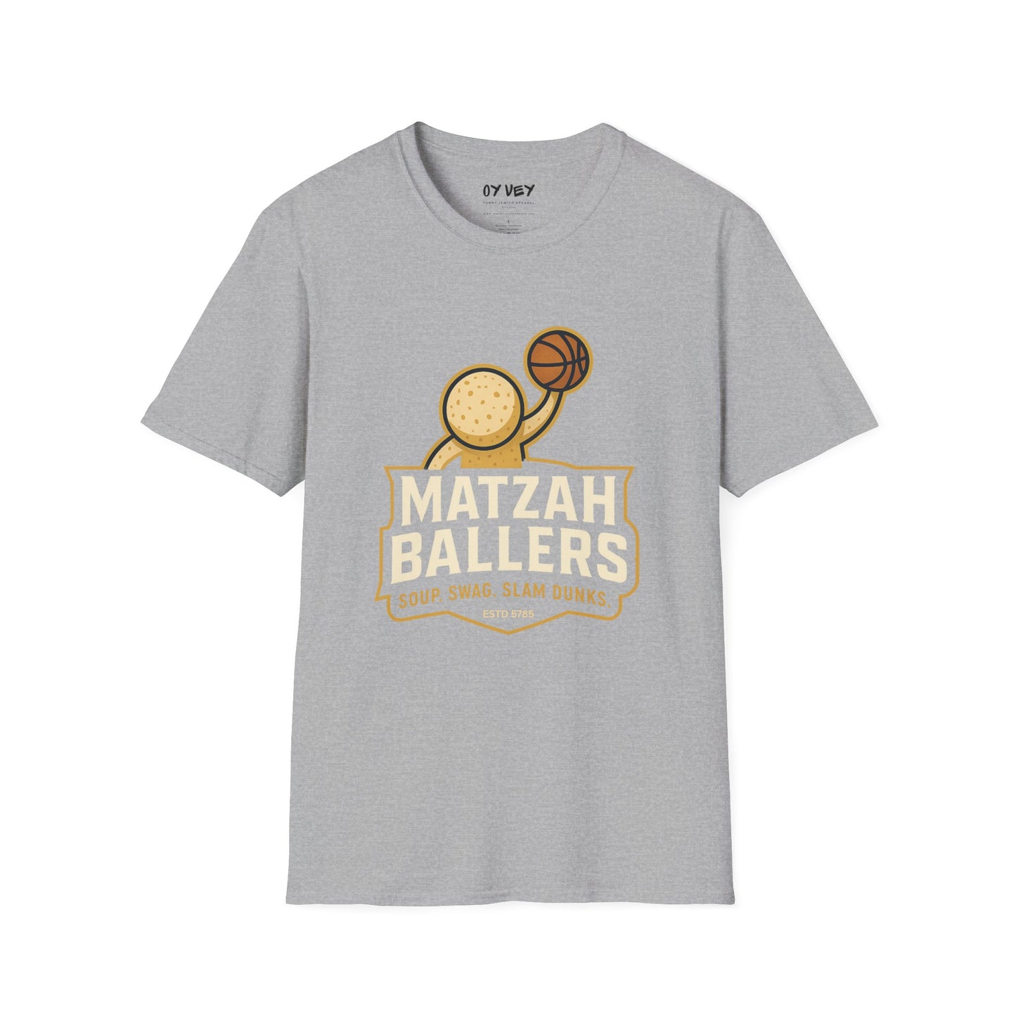 Matza Ballers - Unisex soft T-shirt, Perfect Gift for Friends