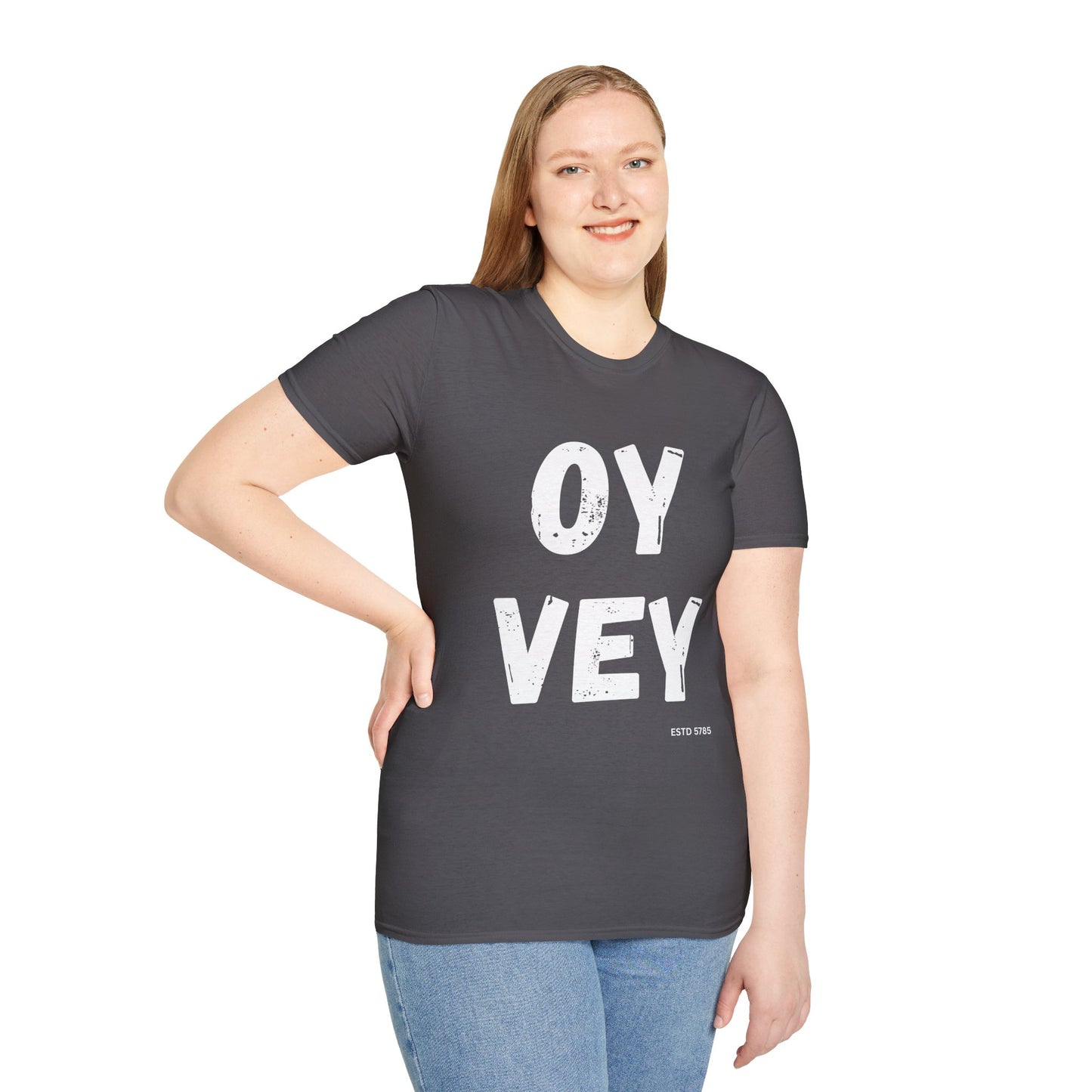 Oy Vey - Unisex soft T-shirt, Perfect Gift for Friends