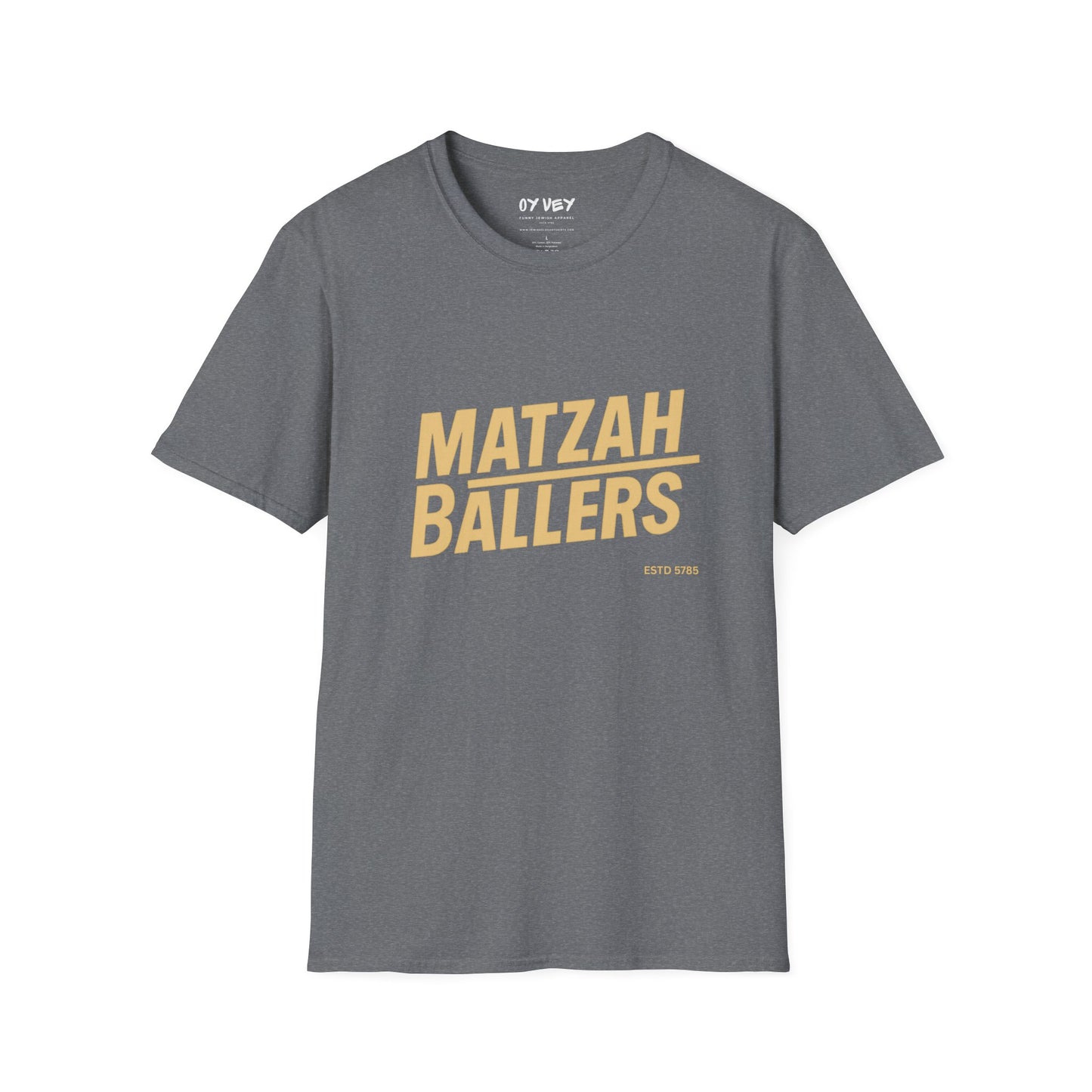 Matzah Ballers - Unisex soft T-shirt, Perfect Gift for Friends
