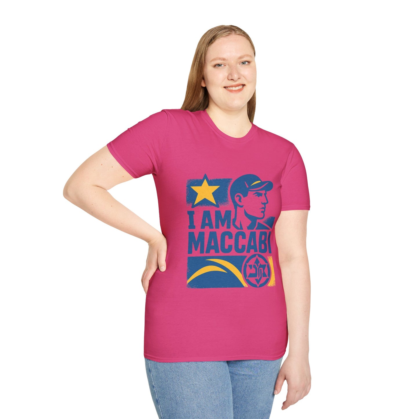 I am Maccabi - Unisex soft T-shirt, Perfect Gift for Maccabees