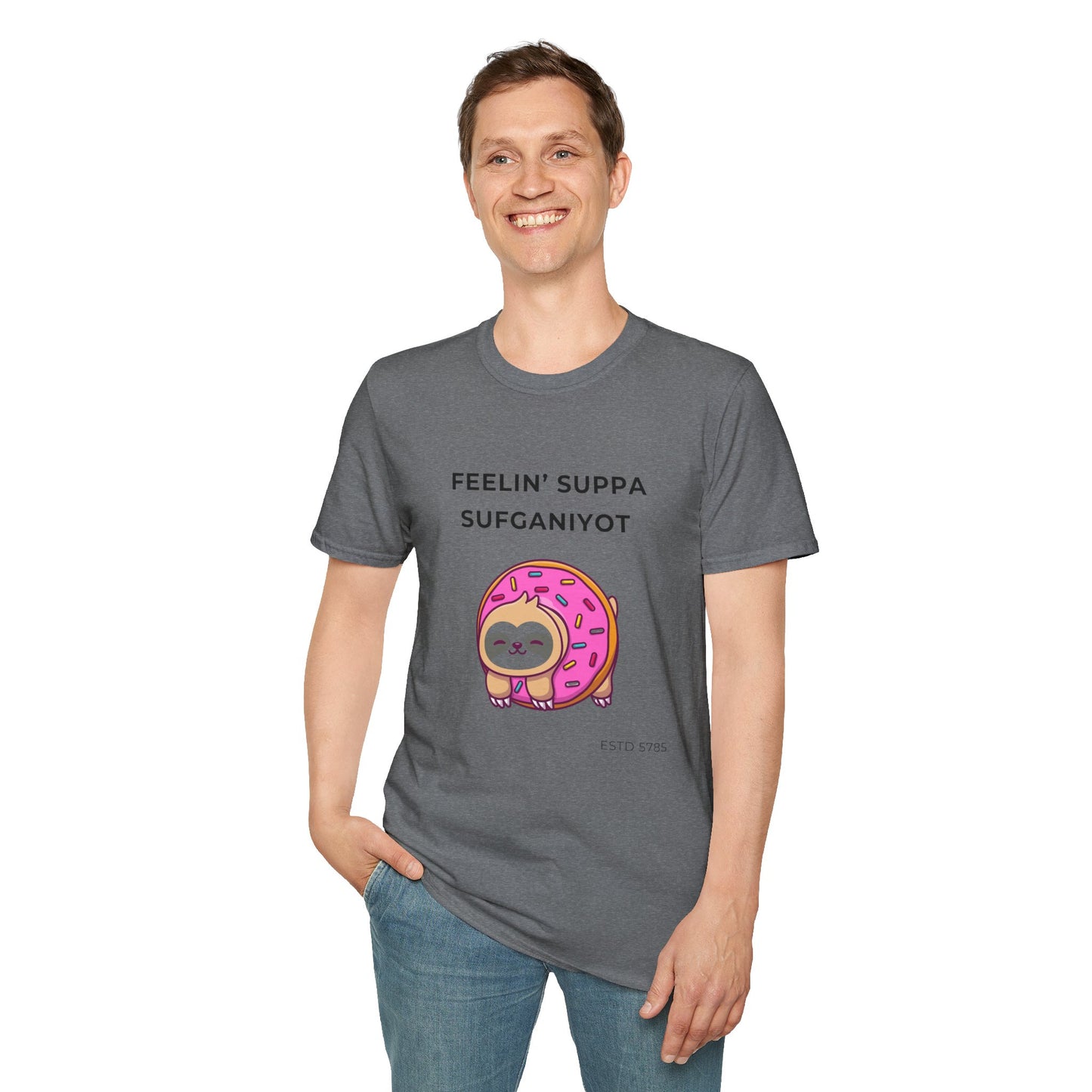 Sufganiyot - Unisex soft T-shirt, Perfect Gift for Chanukkah
