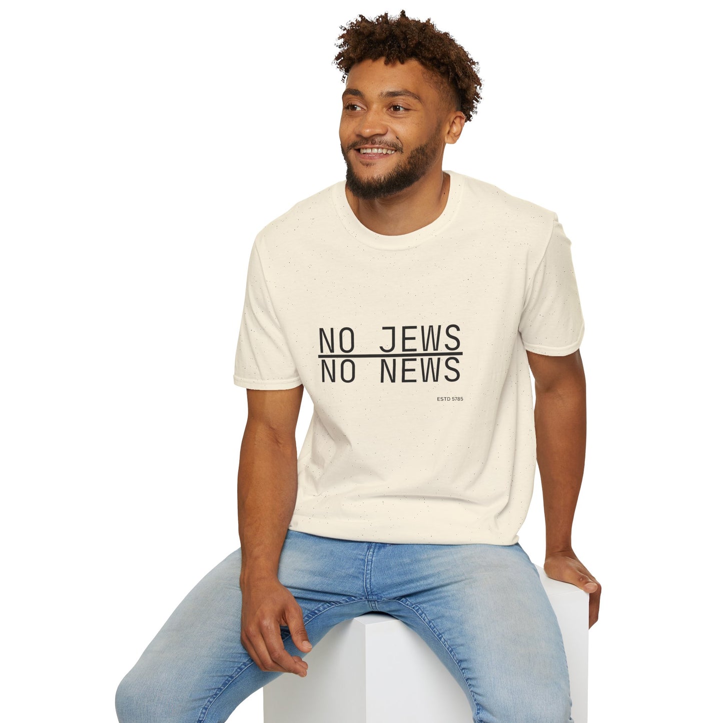 No Jews, No News - Unisex soft T-shirt, Perfect Gift for Friends