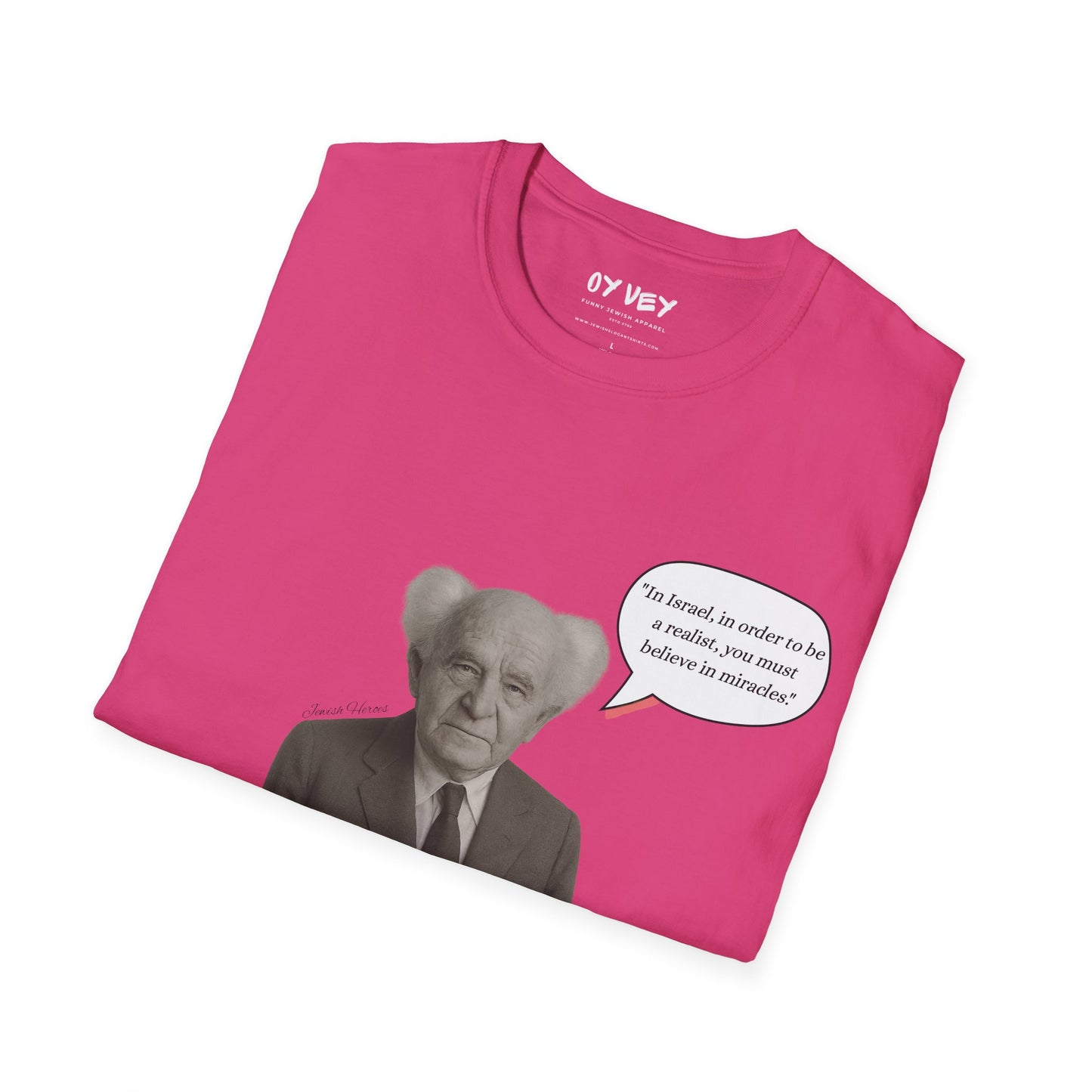 David Ben-Gurion - Unisex soft T-shirt, Perfect Gift for Friends
