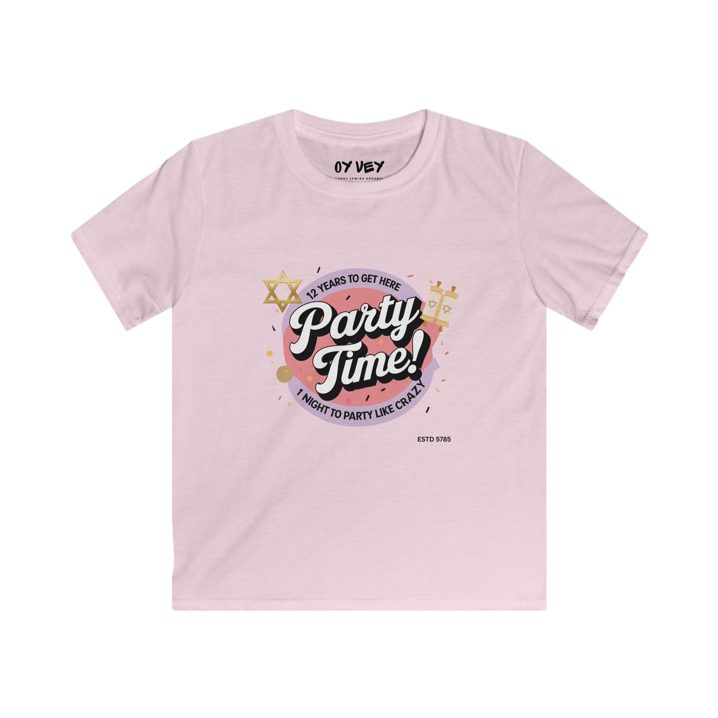 Bat Mitzvah - Soft style Kids Tee