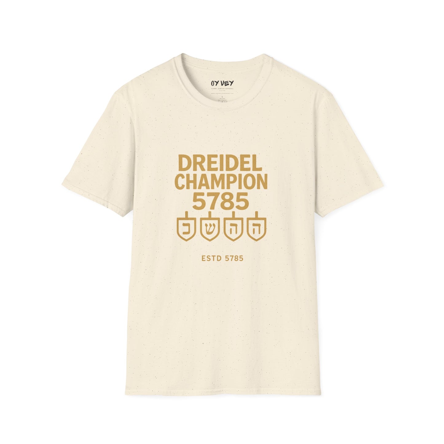 Dreidel Champion - Unisex soft T-shirt, Perfect Gift for Hanukkah