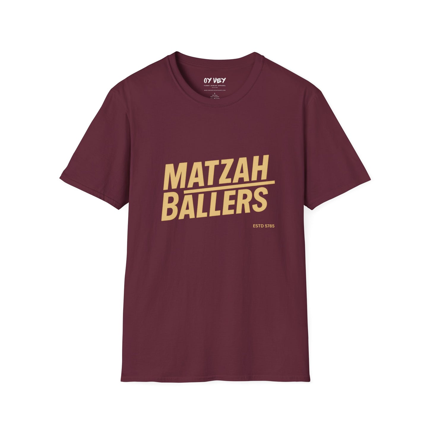 Matzah Ballers - Unisex soft T-shirt, Perfect Gift for Friends