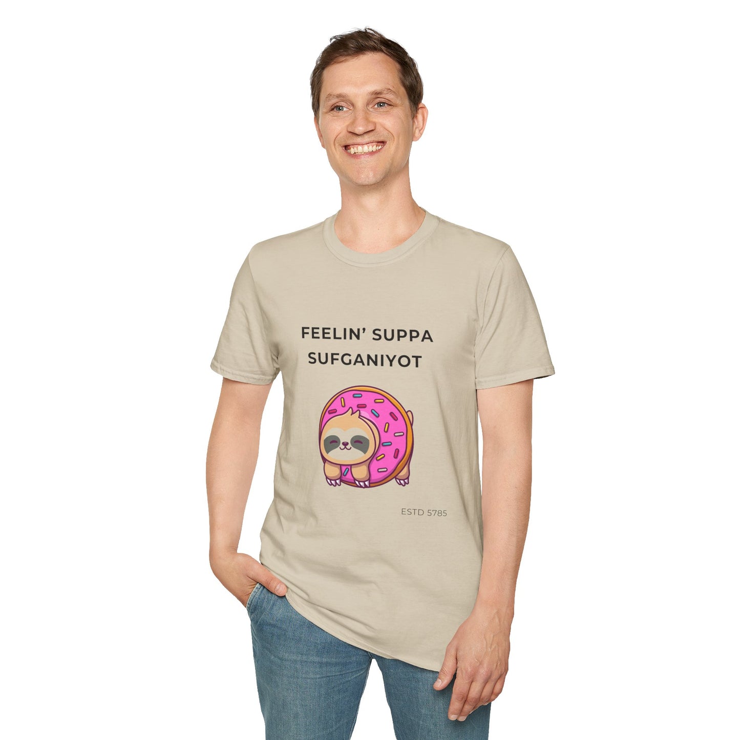 Sufganiyot - Unisex soft T-shirt, Perfect Gift for Chanukkah