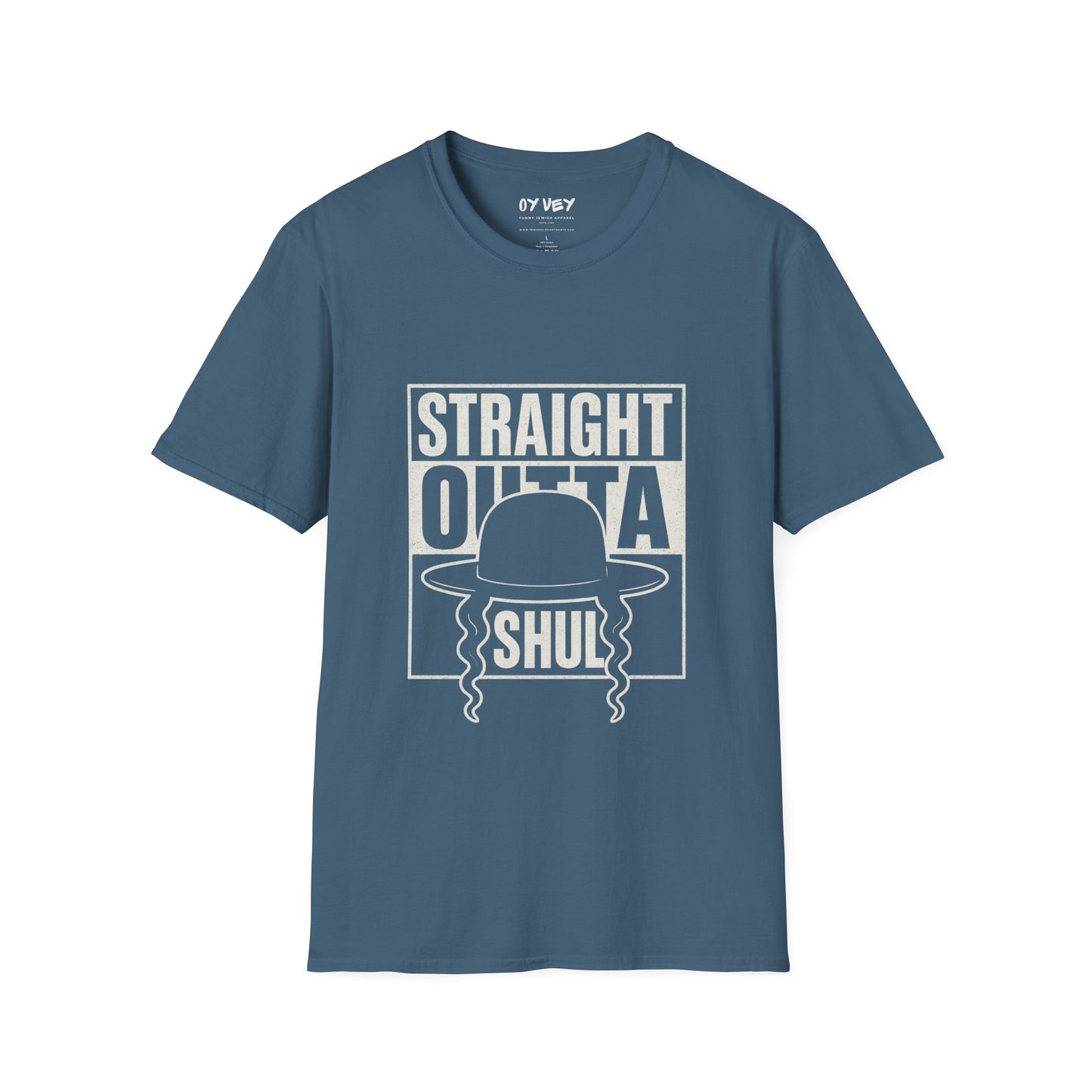 Chabad HGS Strait Outta Shul - Unisex soft T-shirt, Perfect Gift for Friends