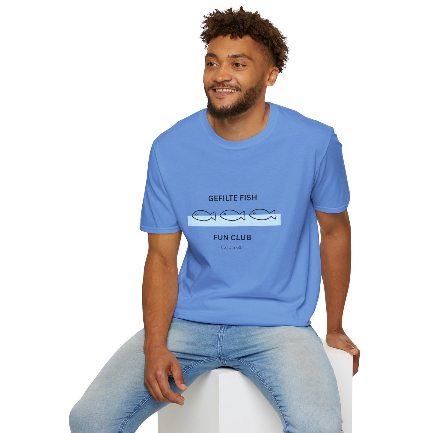Gefilte Fish Fun Club 2 - Unisex soft T-shirt, Perfect Gift for Friends