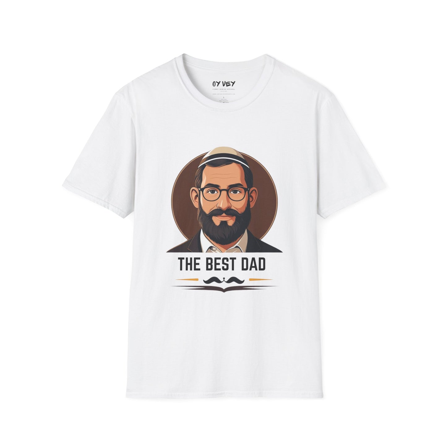 The Best (Jewish) Dad - Unisex soft T-shirt, Perfect Gift for Fathers Day