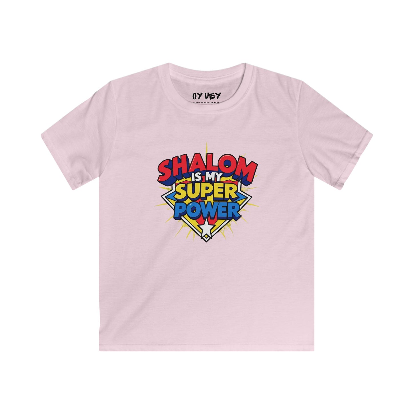 Shalom Superpower Soft style Kids Tee