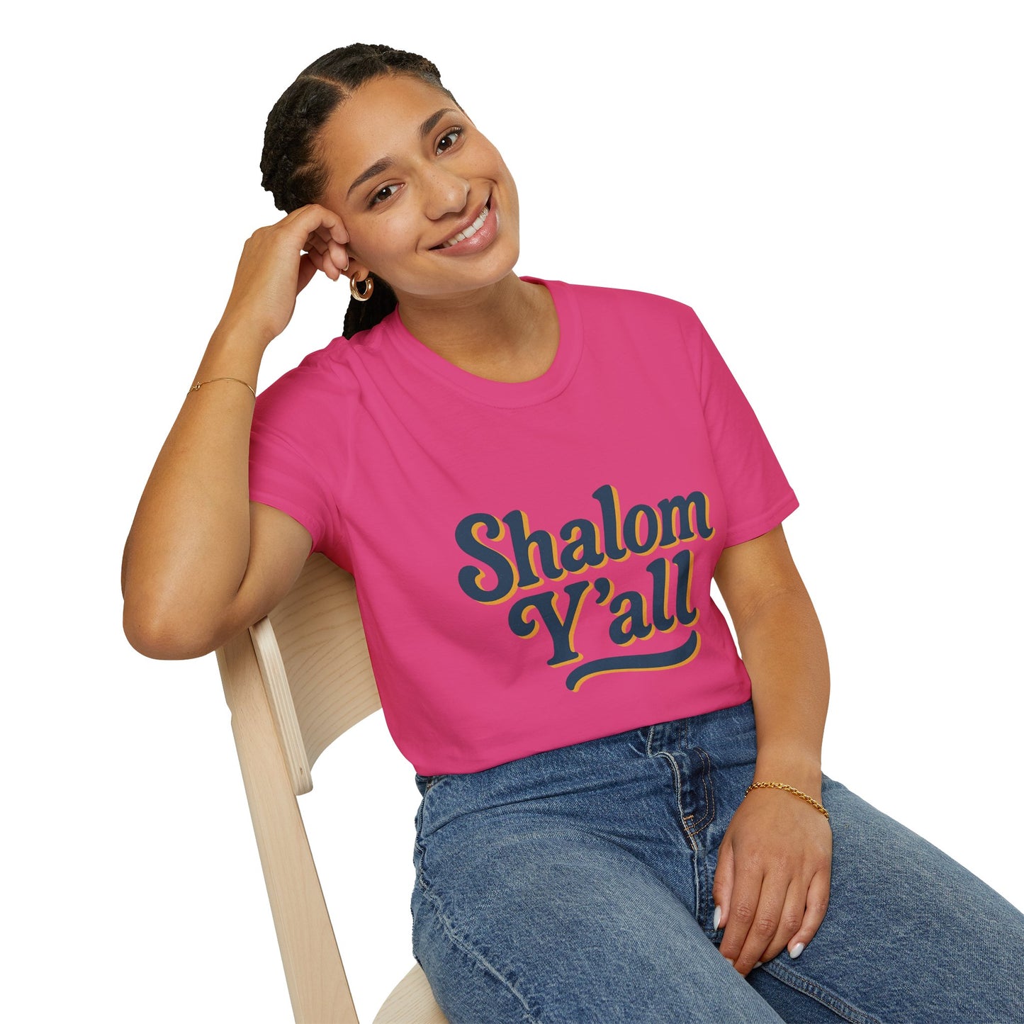 Shalom Yall - Unisex soft T-shirt, Perfect Gift for Friends