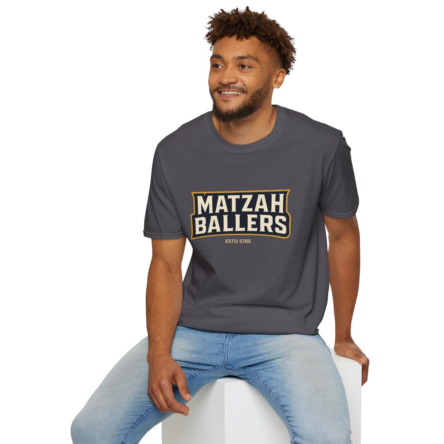 Matza Ballers 3 - Unisex soft T-shirt, Perfect Gift for Friends