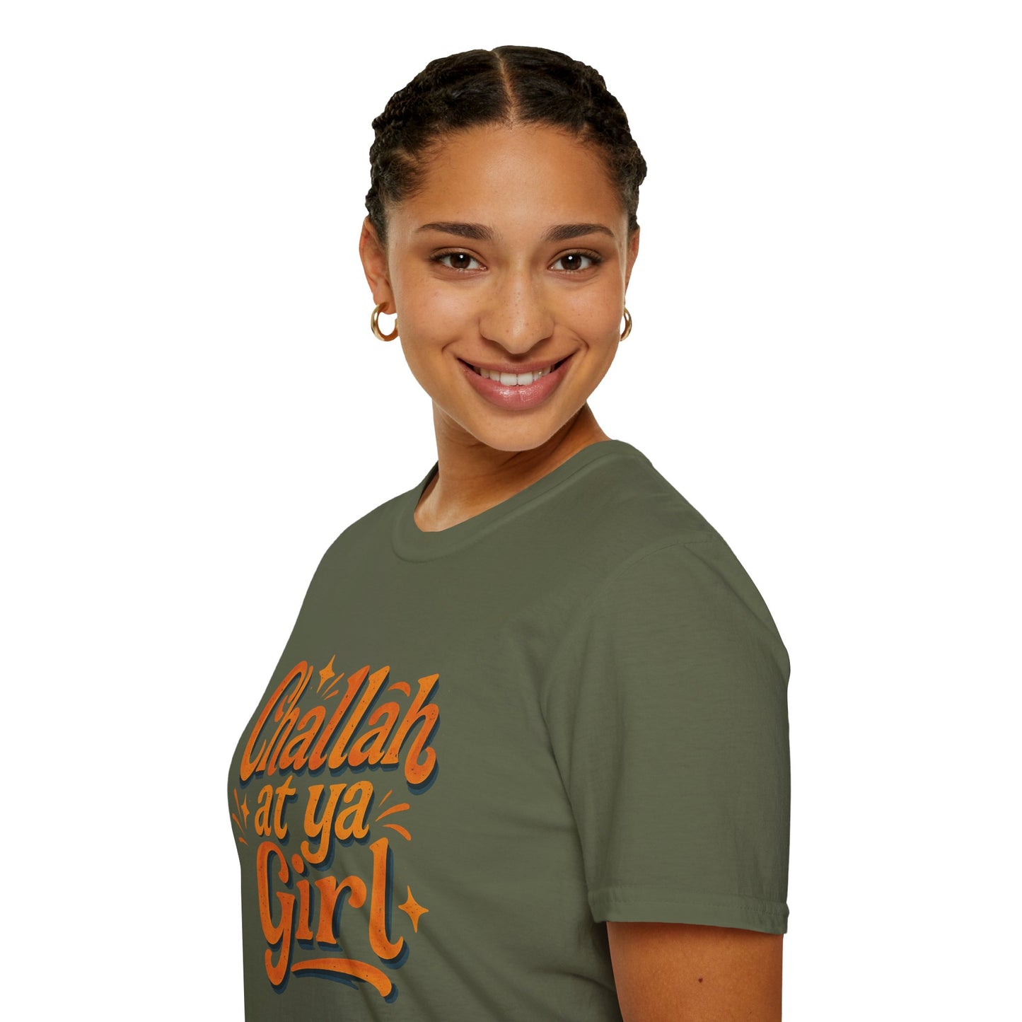Challah At Ya Girl - Unisex soft T-shirt, Perfect Gift for Challah Bake