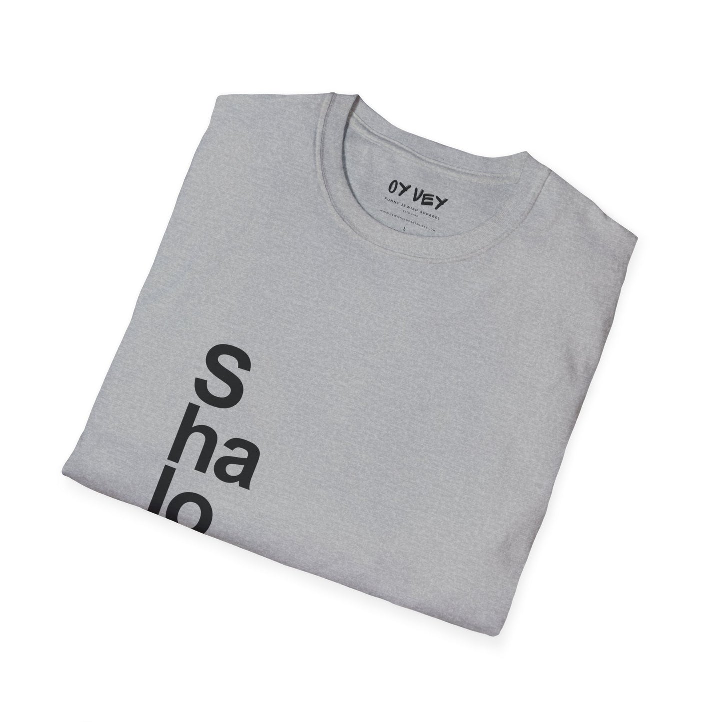 Shalom - Unisex soft T-shirt, Perfect Gift for Friends