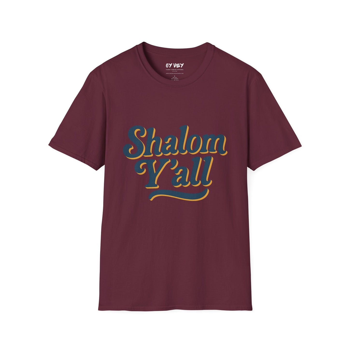 Shalom Yall - Unisex soft T-shirt, Perfect Gift for Friends