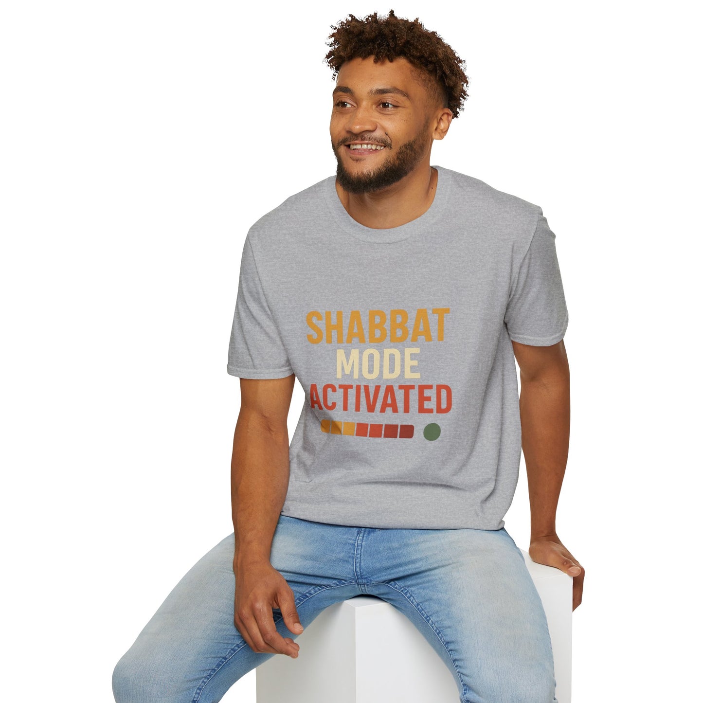 Shabbat Mode Activated - Unisex soft T-shirt, Perfect Gift for Friends