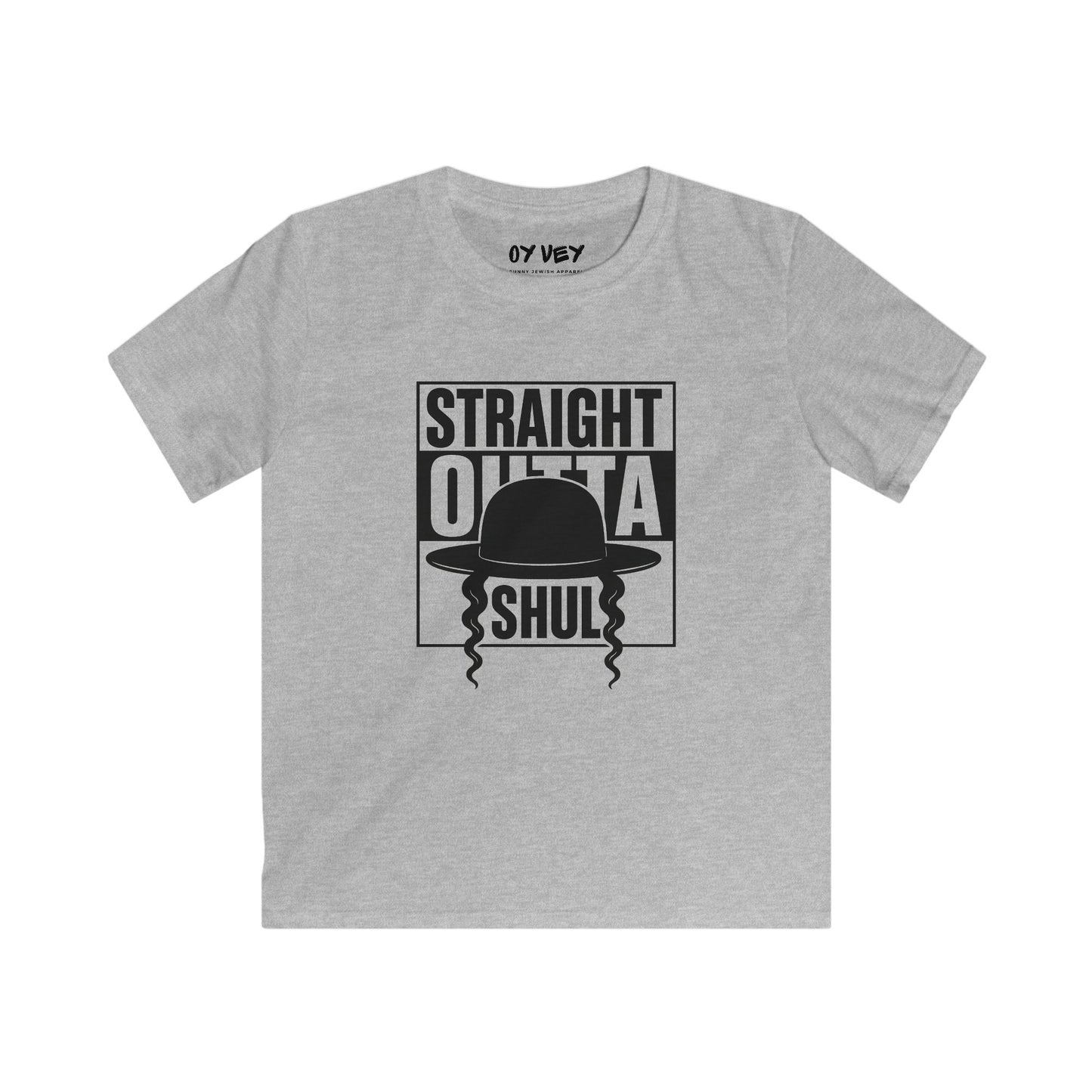 Straight Outta Shul Soft style Kids Tee