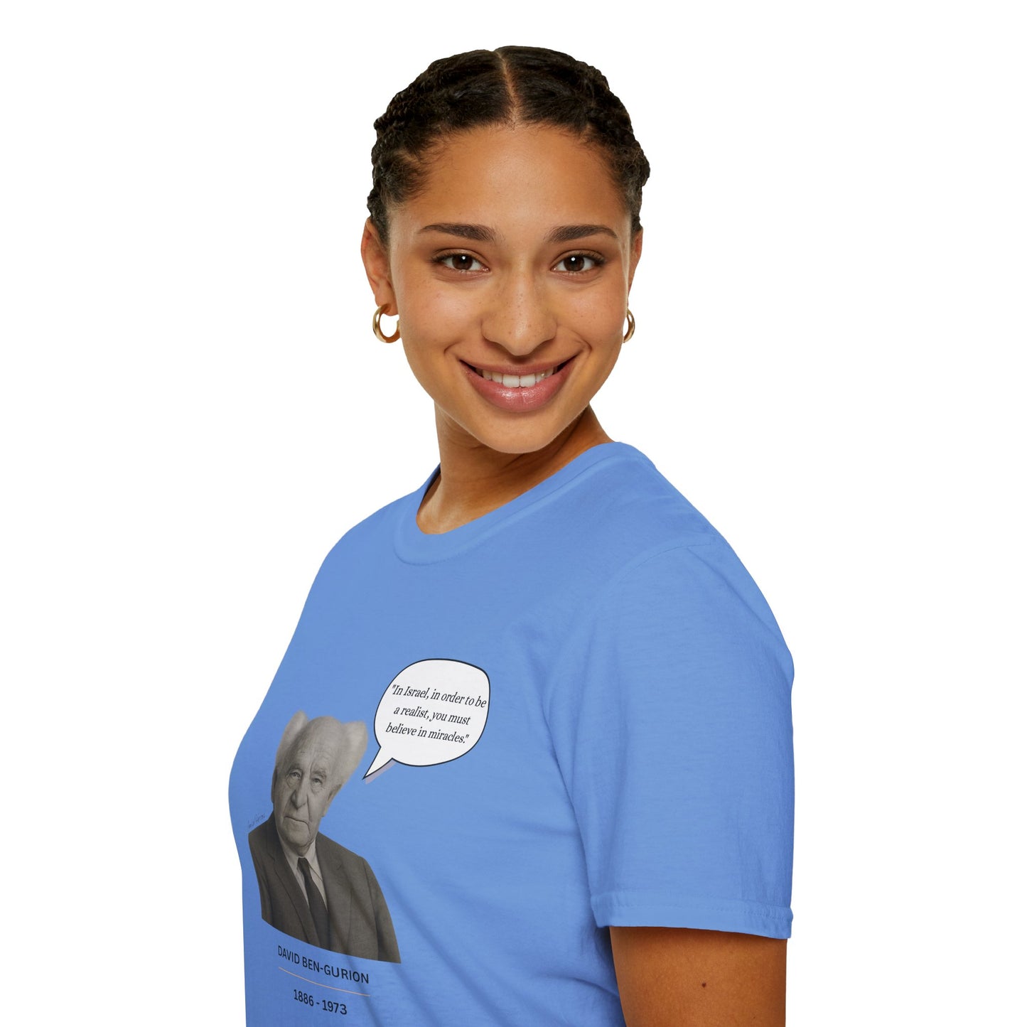 David Ben-Gurion - Unisex soft T-shirt, Perfect Gift for Friends