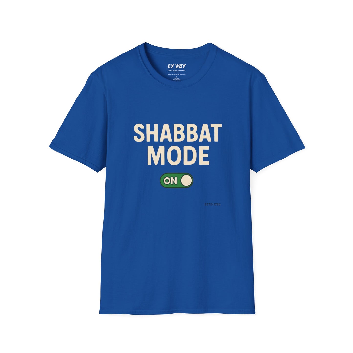 Shabbat Mode Activated 3 - Unisex soft T-shirt, Perfect Gift for Friends
