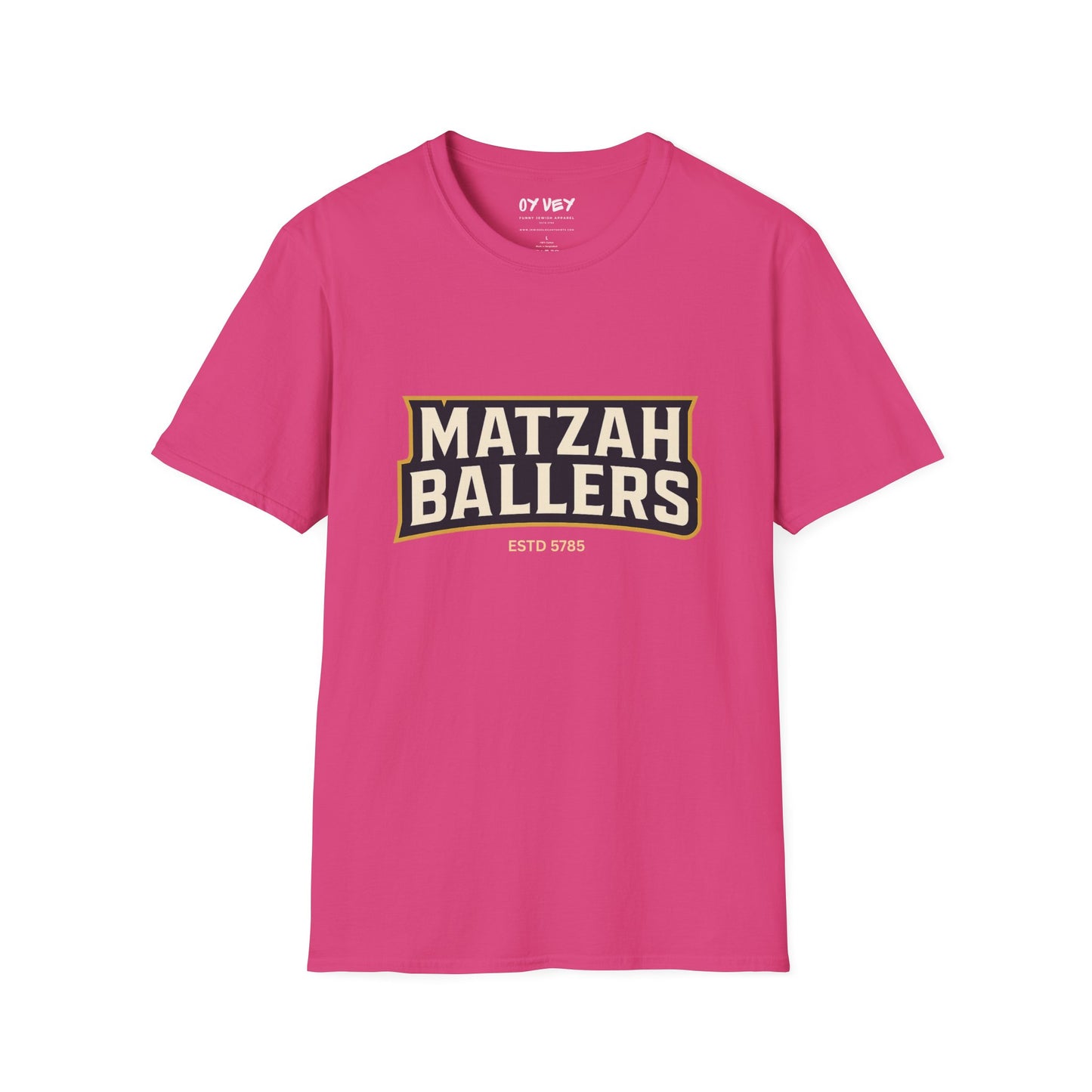 Matza Ballers 3 - Unisex soft T-shirt, Perfect Gift for Friends
