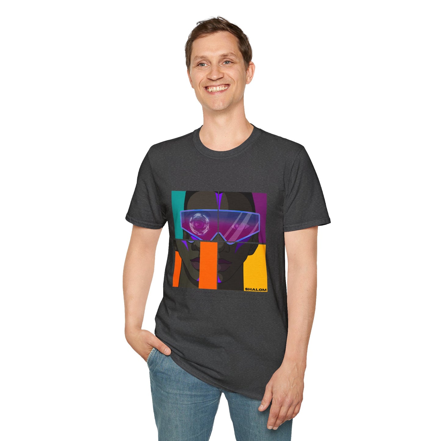 Shalom Future - Unisex soft T-shirt, Cool Streetwear for Summer
