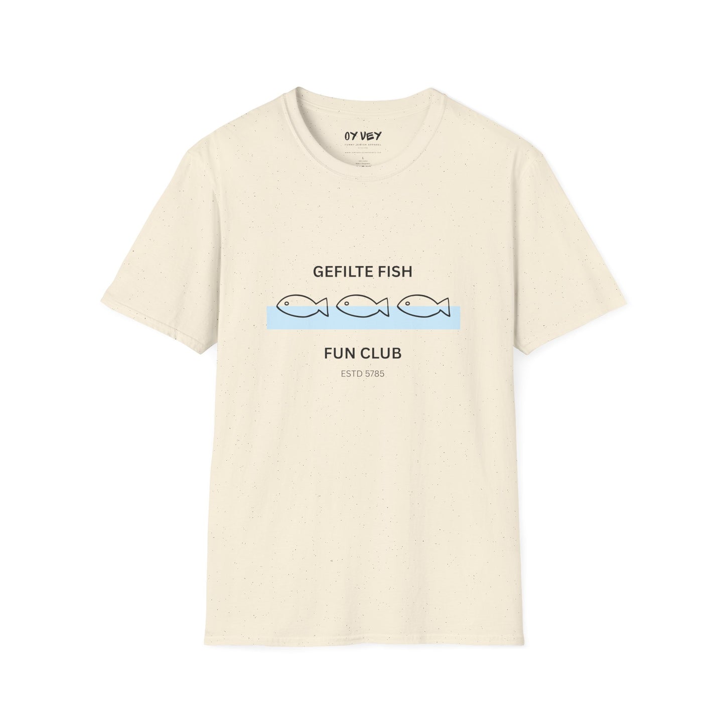Gefilte Fish Fun Club 2 - Unisex soft T-shirt, Perfect Gift for Friends
