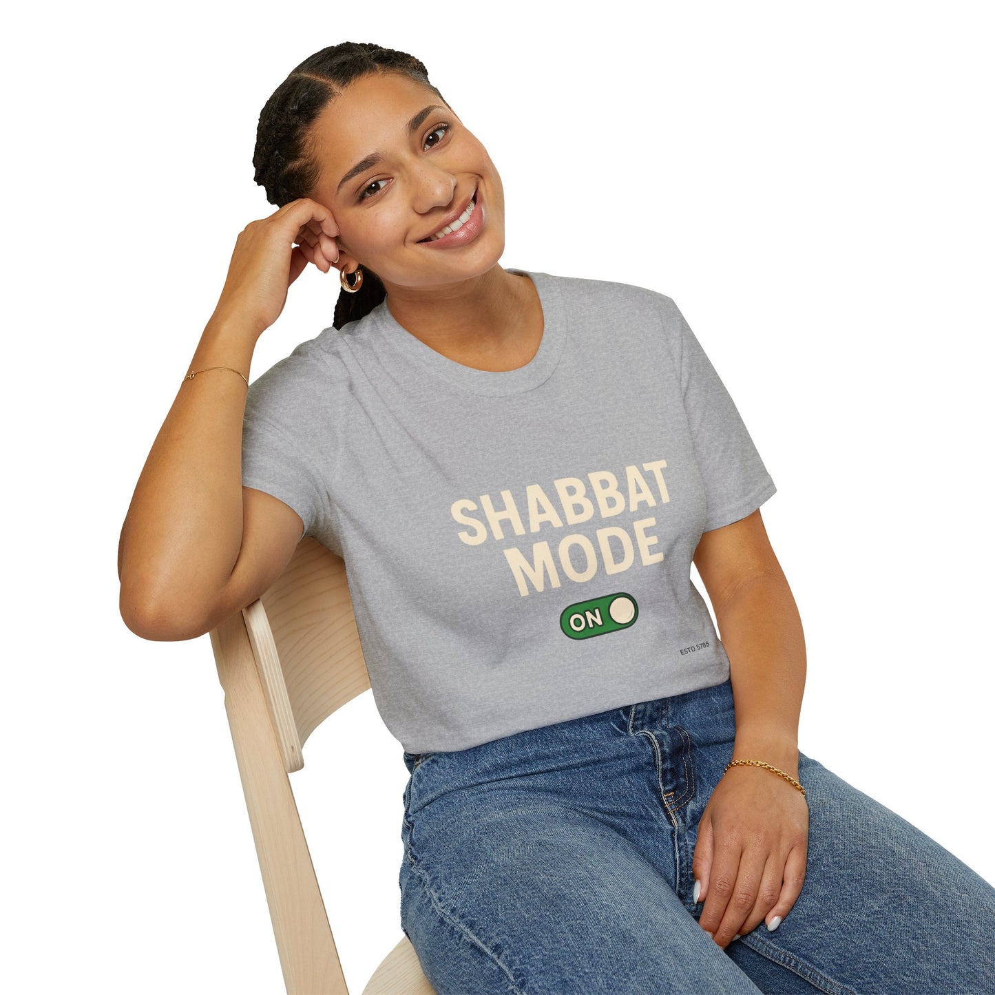 Shabbat Mode Activated 3 - Unisex soft T-shirt, Perfect Gift for Friends