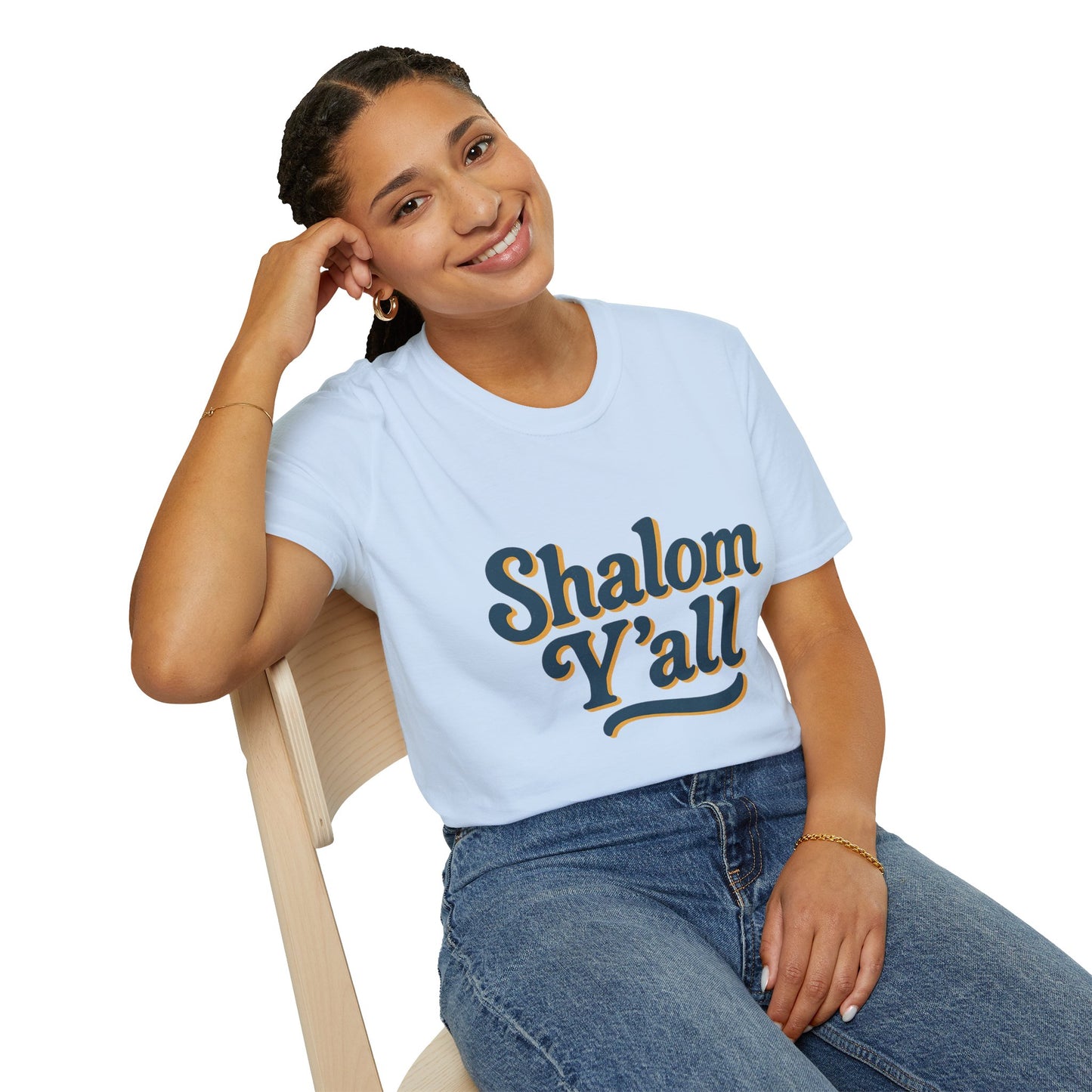 Shalom Yall - Unisex soft T-shirt, Perfect Gift for Friends