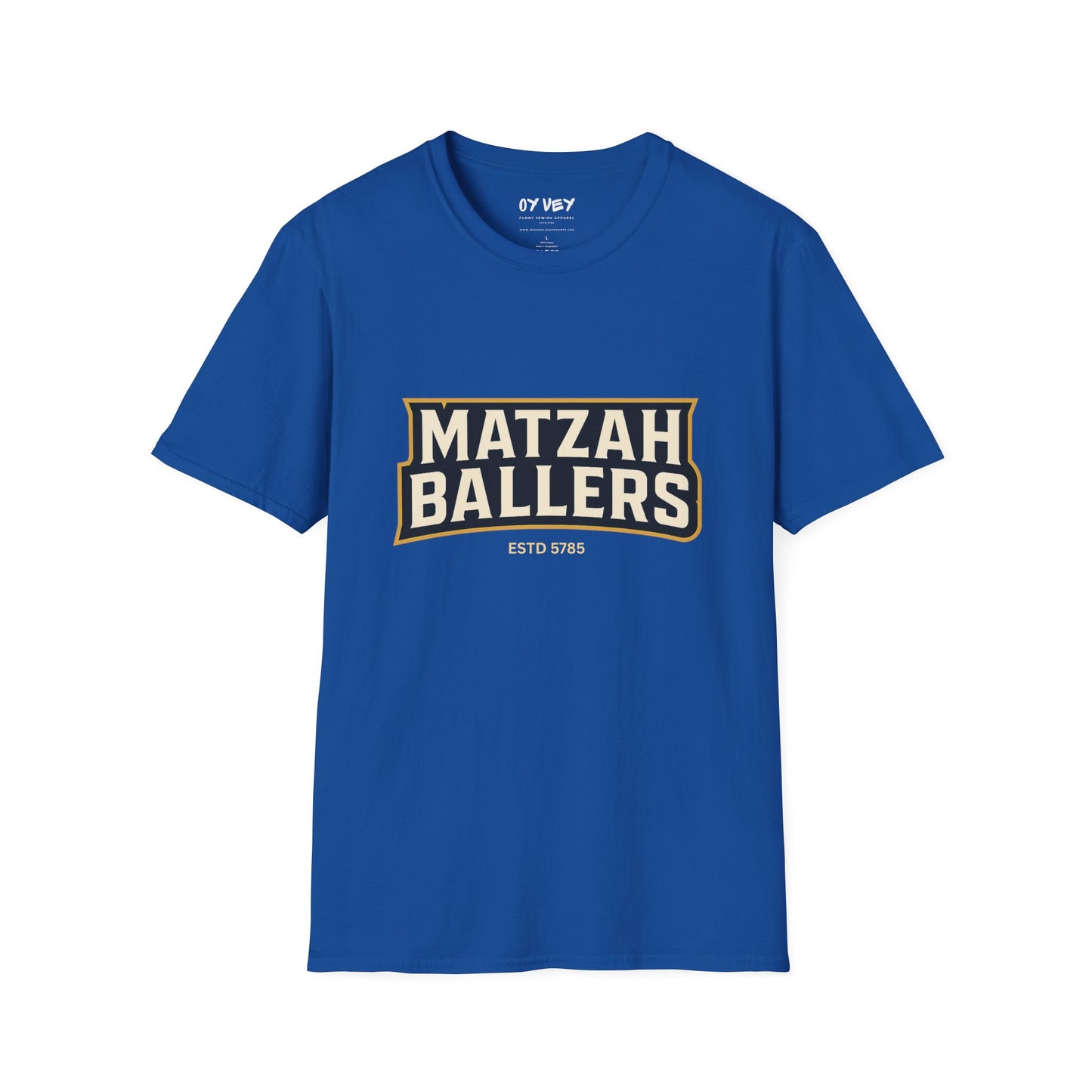 Matza Ballers 3 - Unisex soft T-shirt, Perfect Gift for Friends