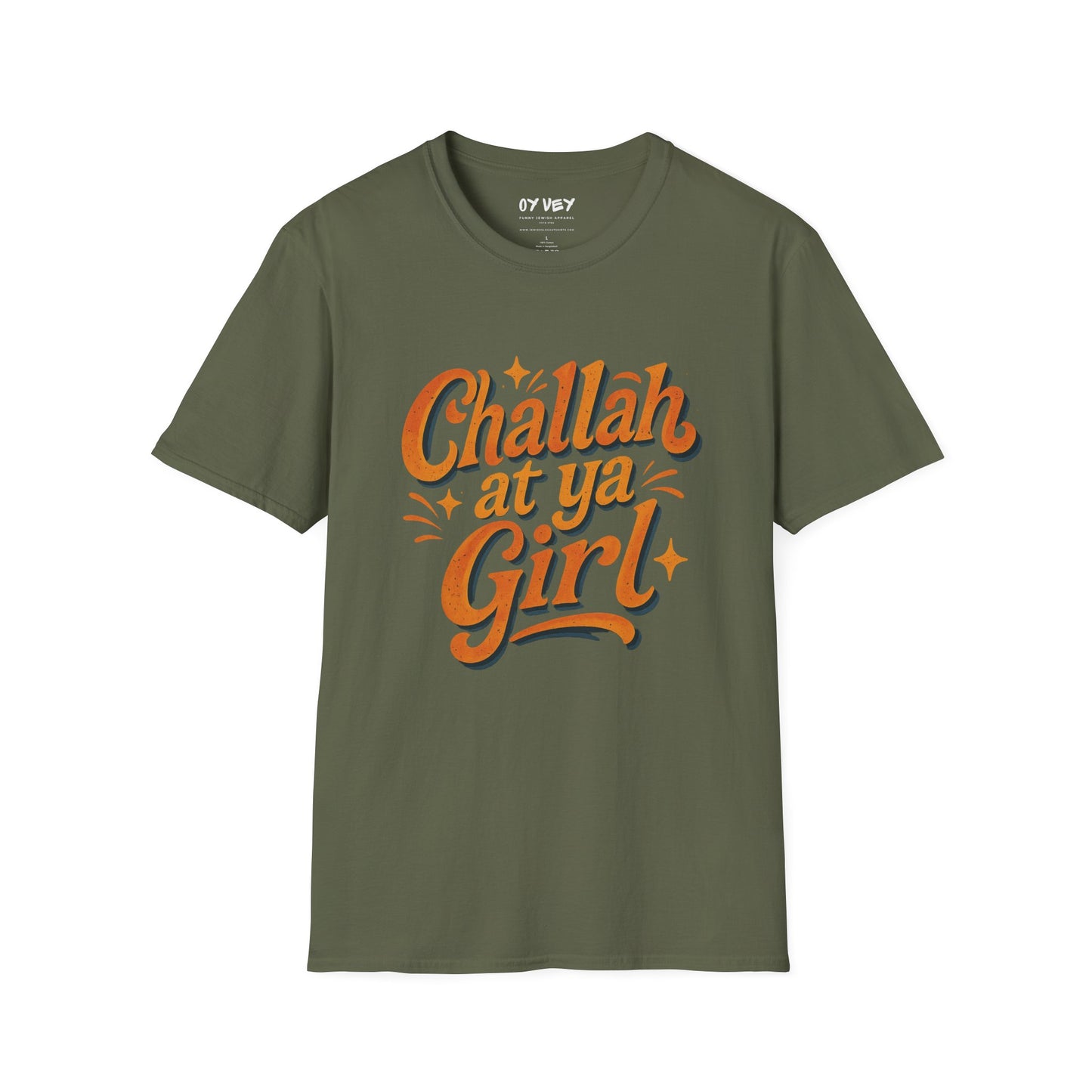 Challah At Ya Girl - Unisex soft T-shirt, Perfect Gift for Challah Bake