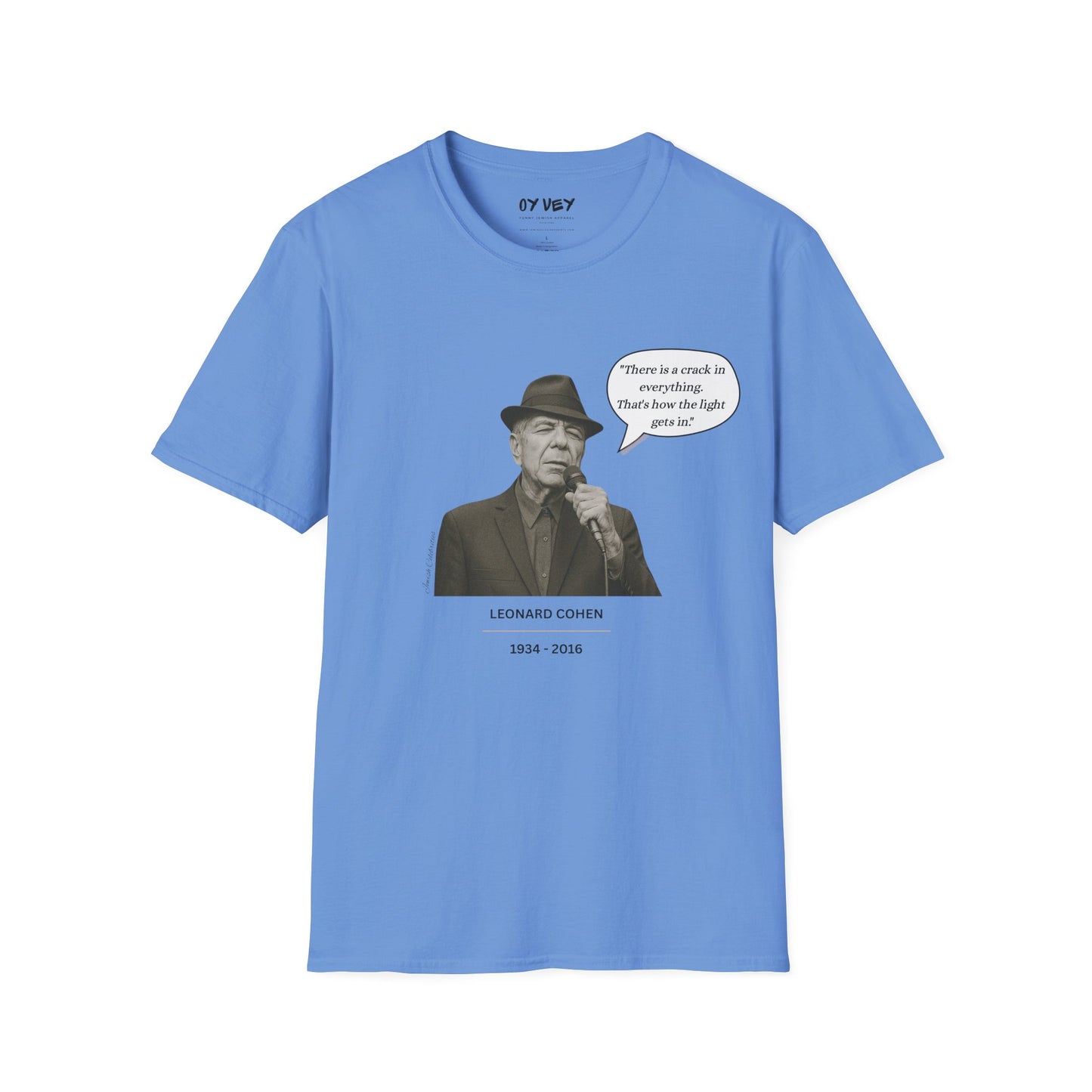Leonard Cohen - Unisex soft T-shirt, Perfect Gift for Friends