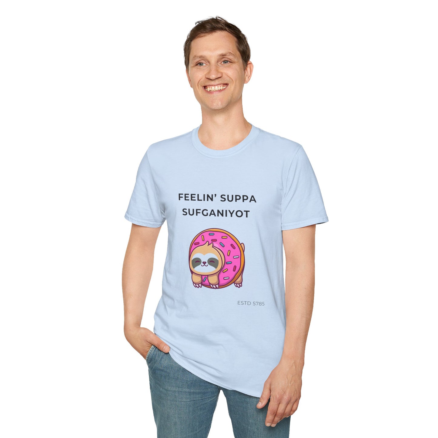 Sufganiyot - Unisex soft T-shirt, Perfect Gift for Chanukkah